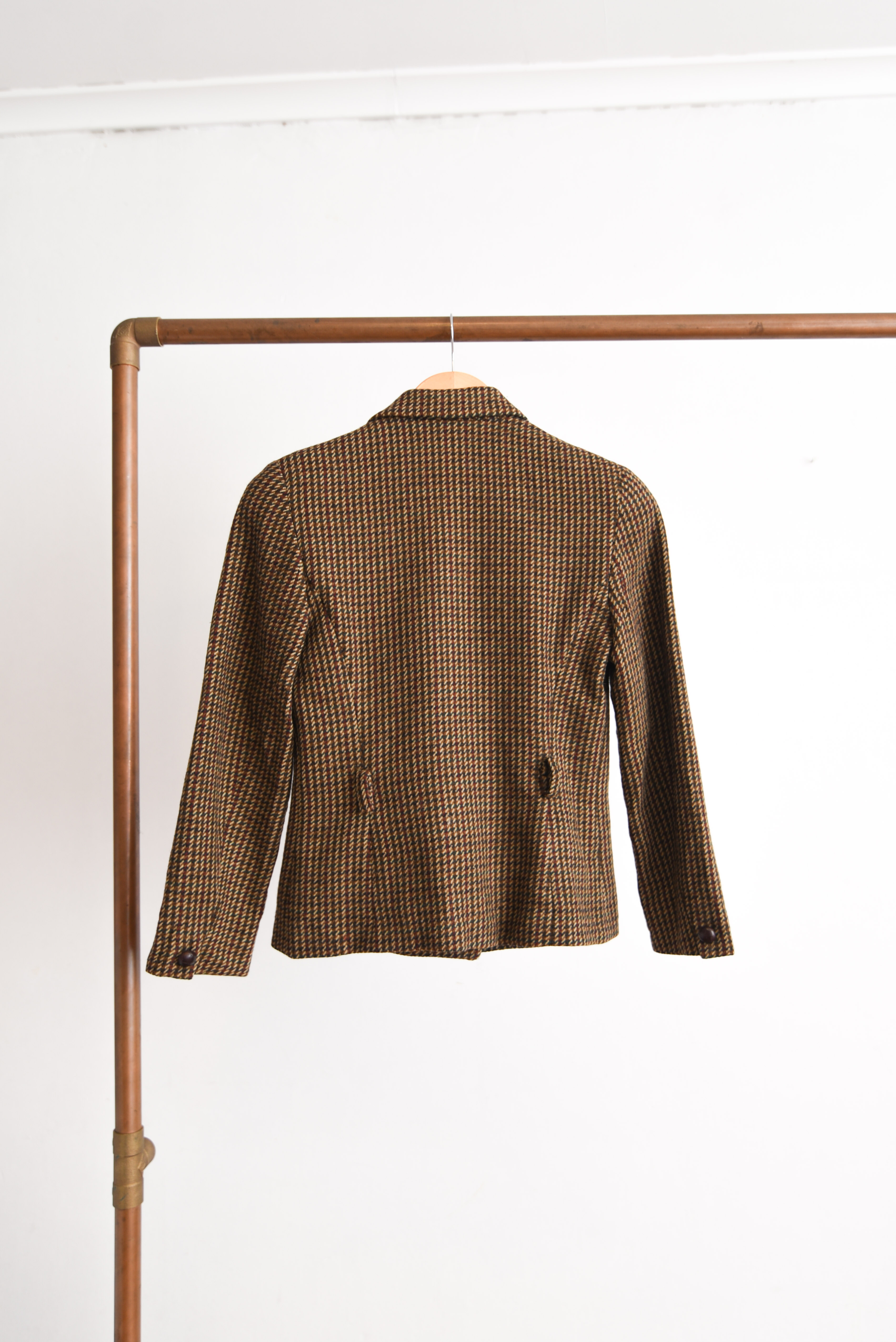 Blazer pata de gallo lana 90s