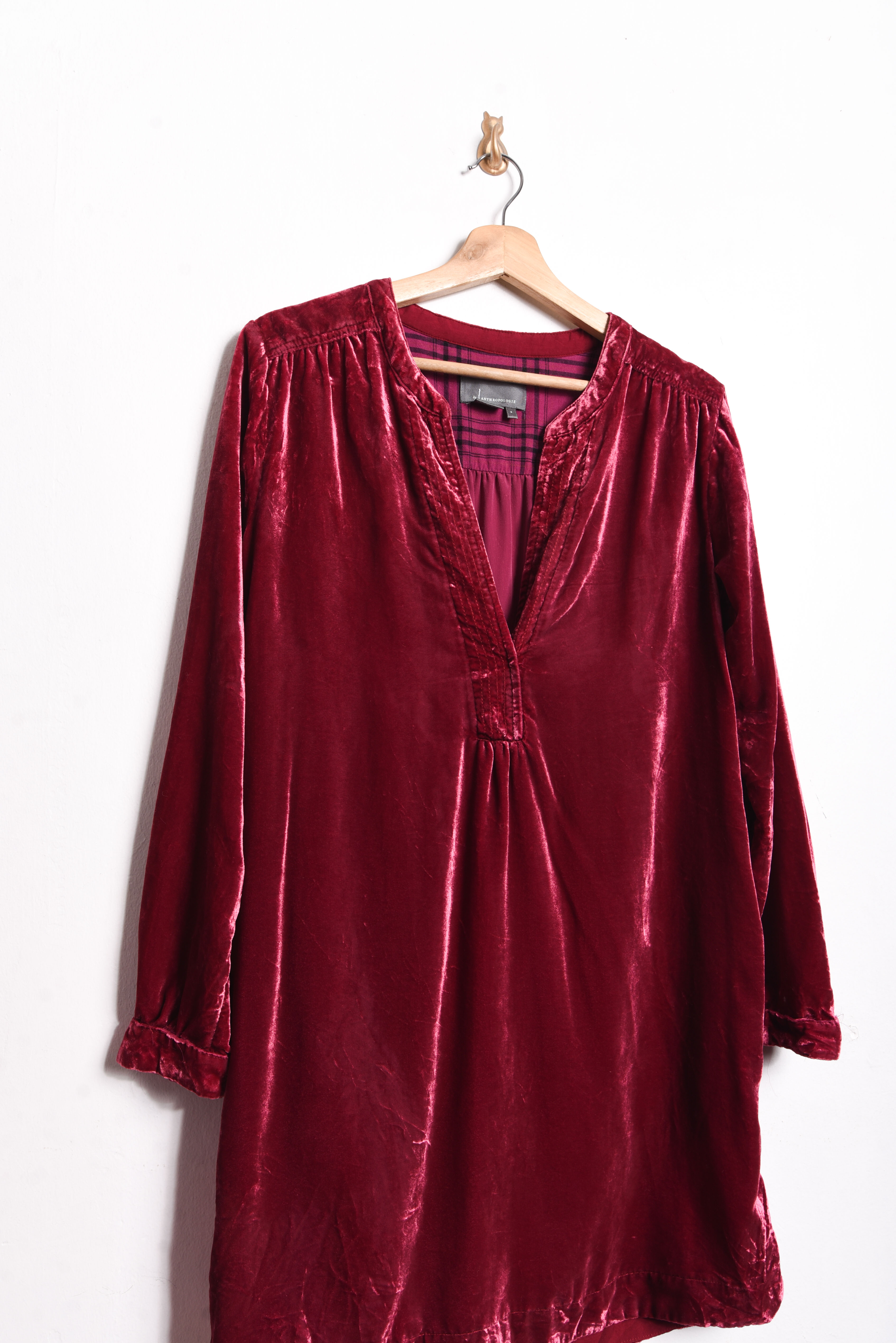 Vestido rosa velvet 