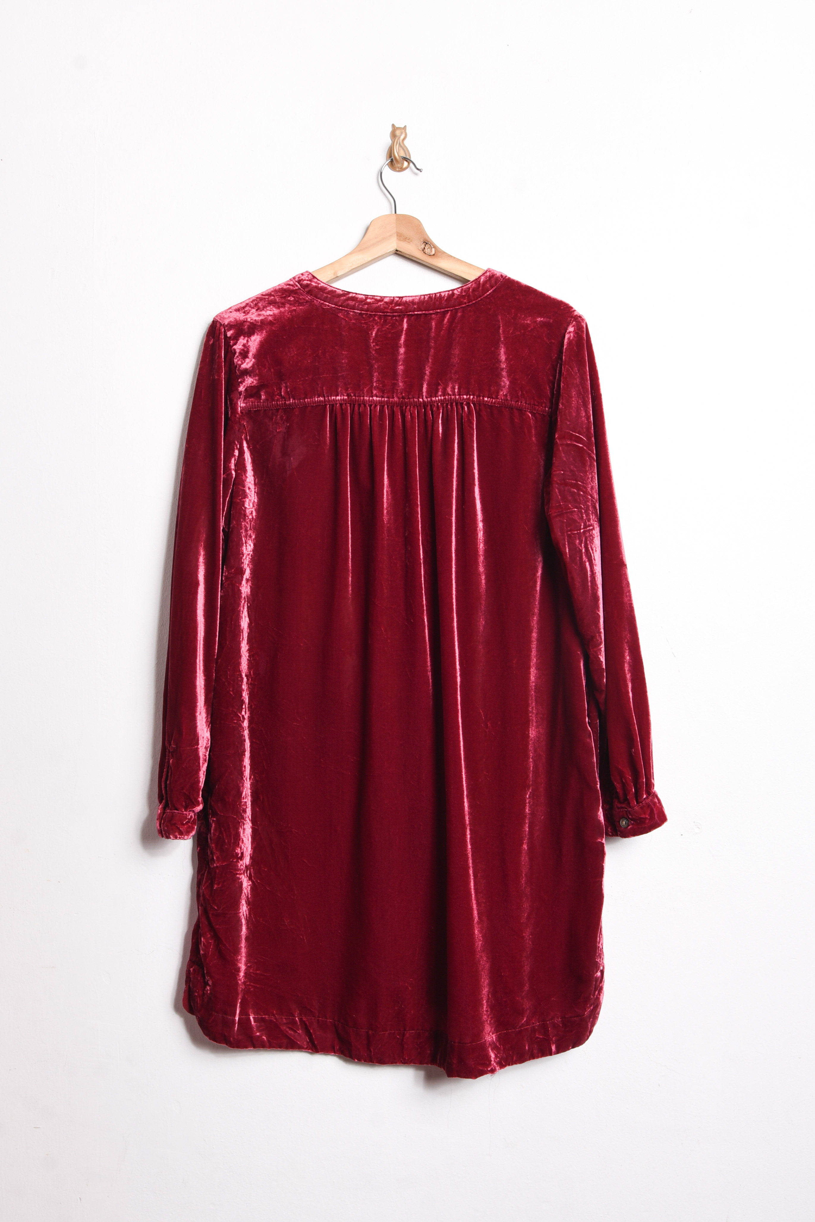 Vestido rosa velvet 
