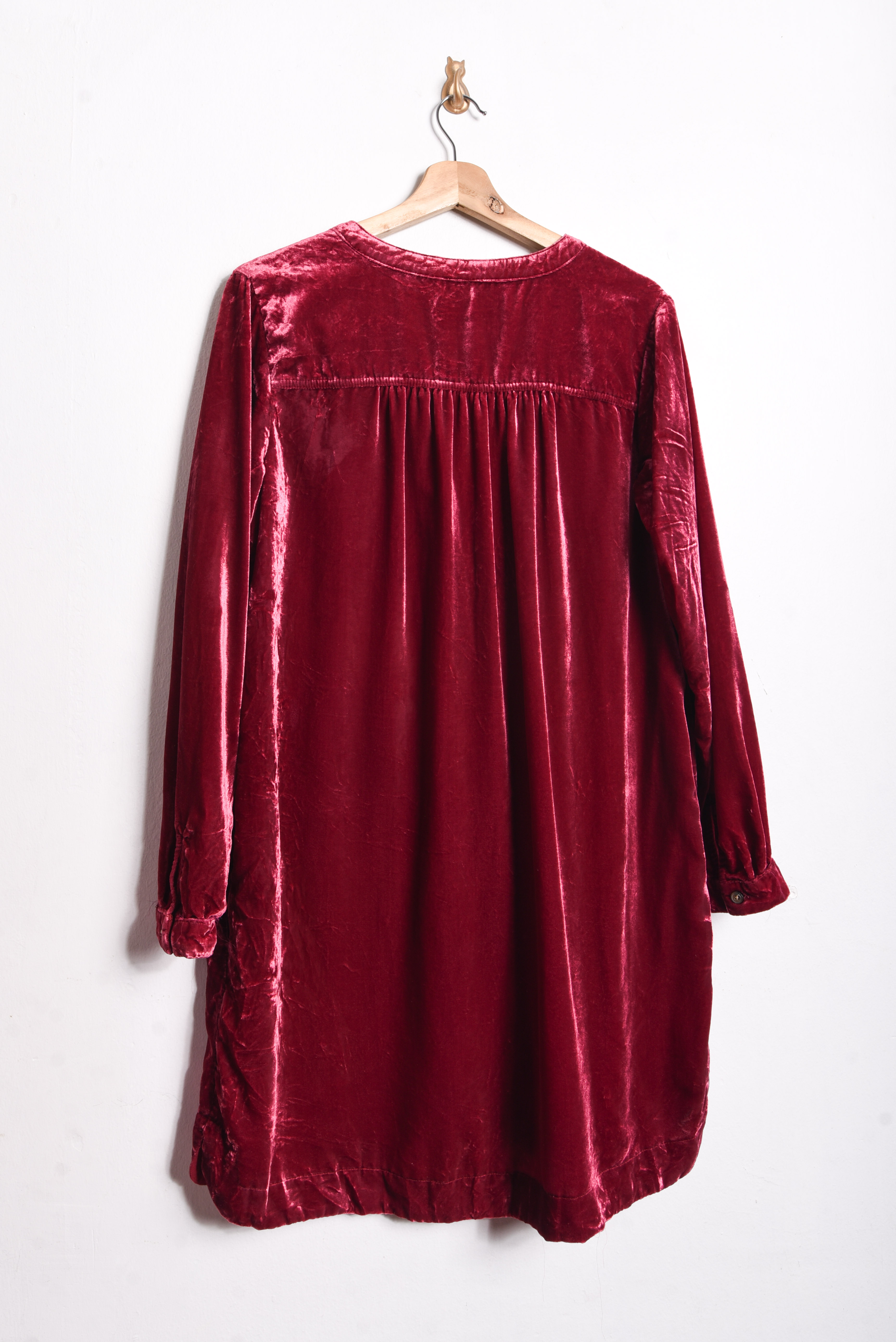 Vestido rosa velvet 