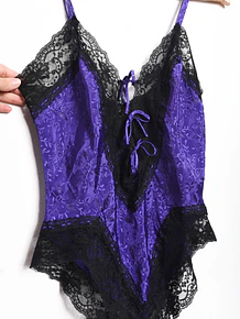 Body lencero 80s purple lazitos