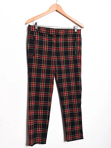 Pantalón navy tartán