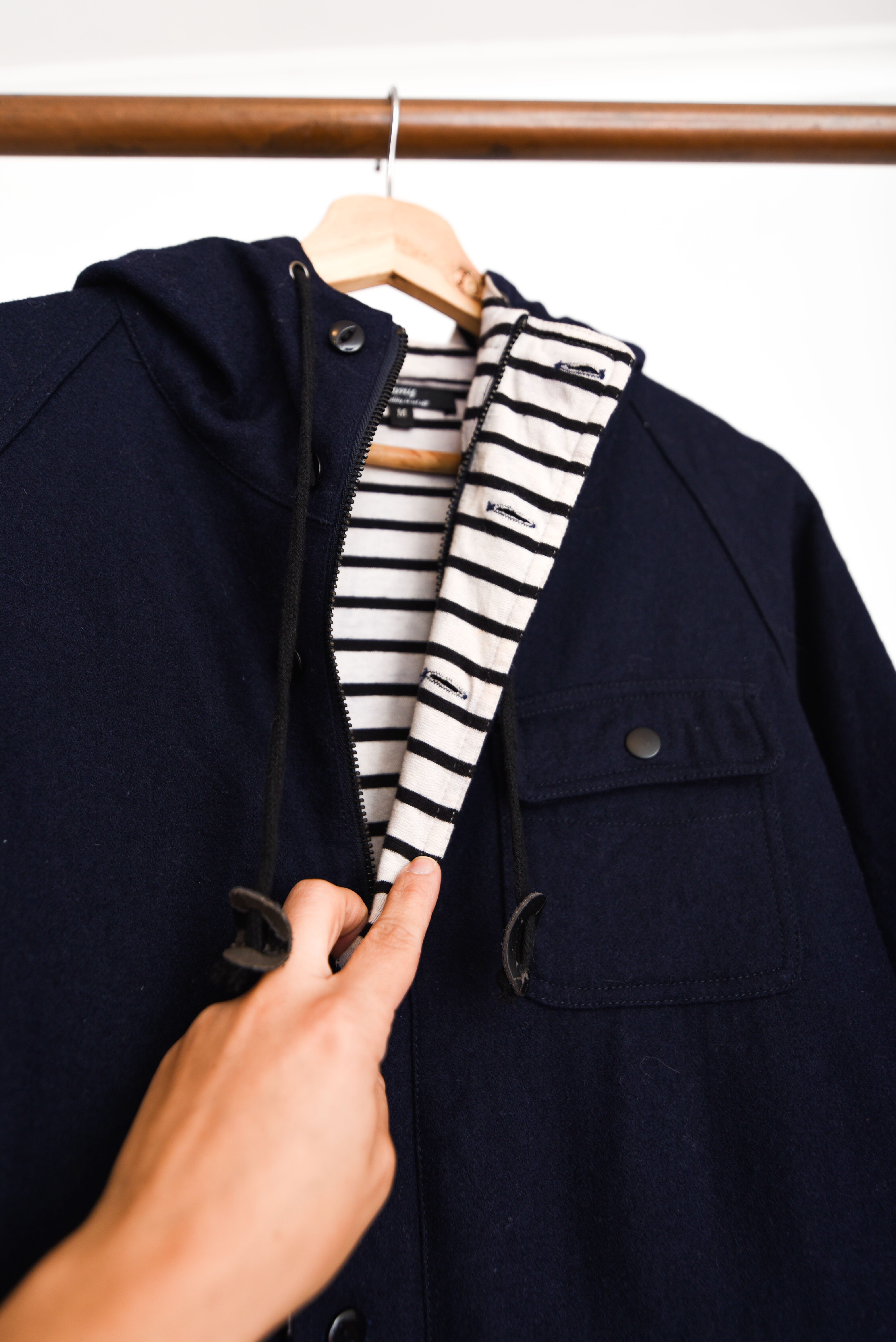 Chaqueta navy montgomery