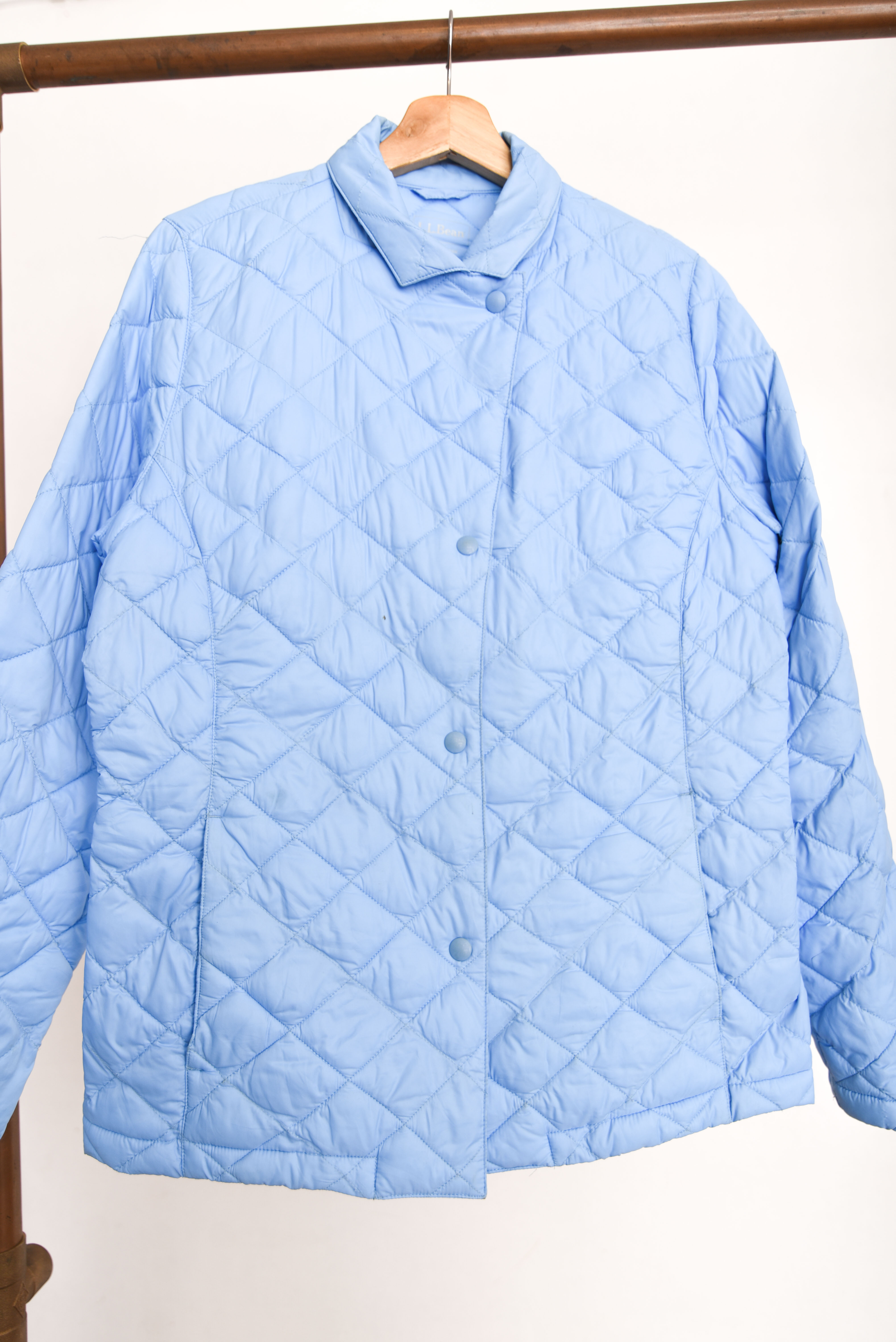 Chaqueta babyblue quilted LL Bean