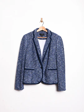 Blazer azulino tweed
