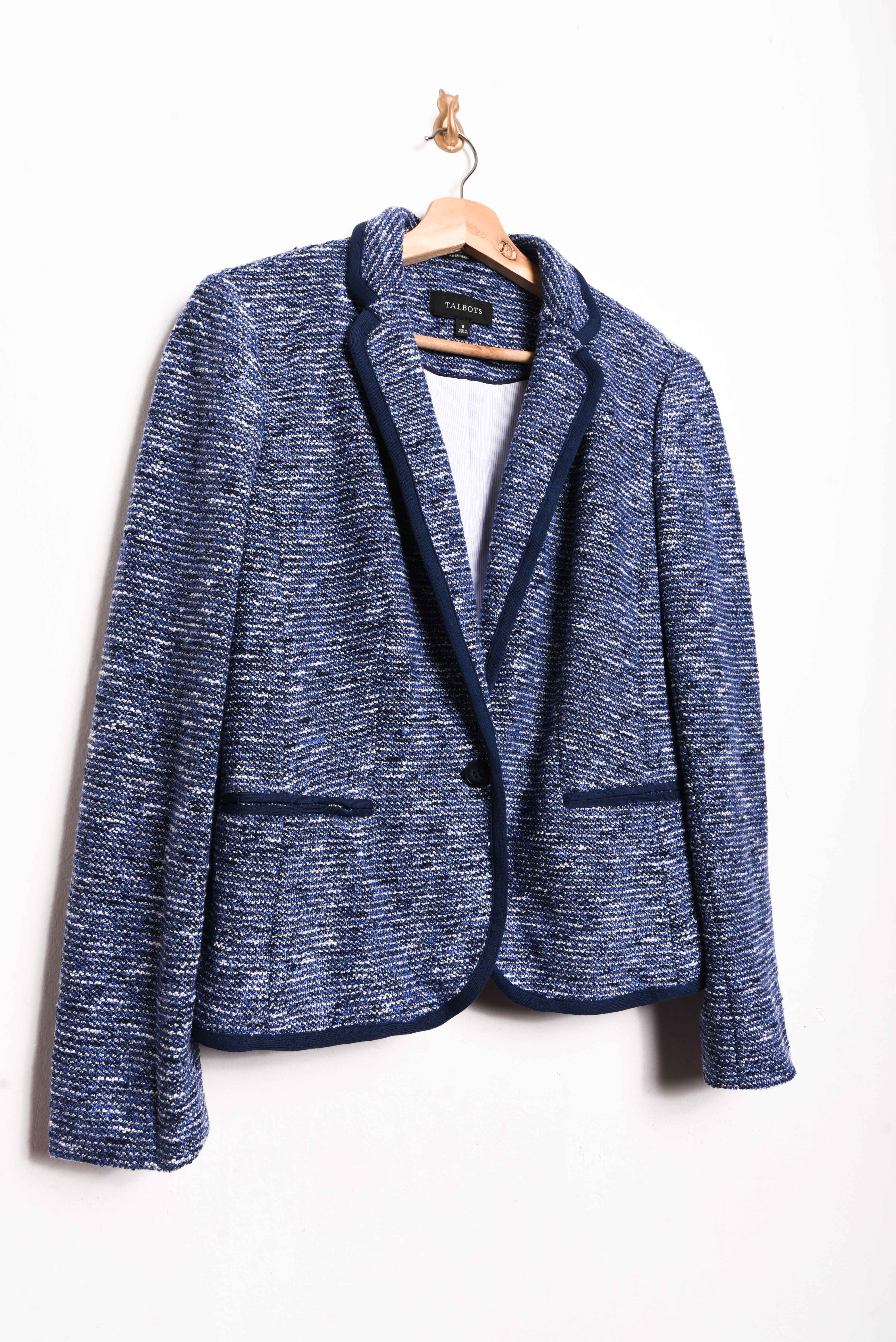 Blazer azulino tweed