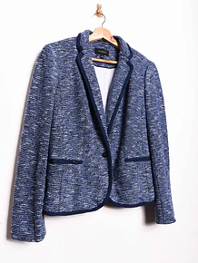 Blazer azulino tweed