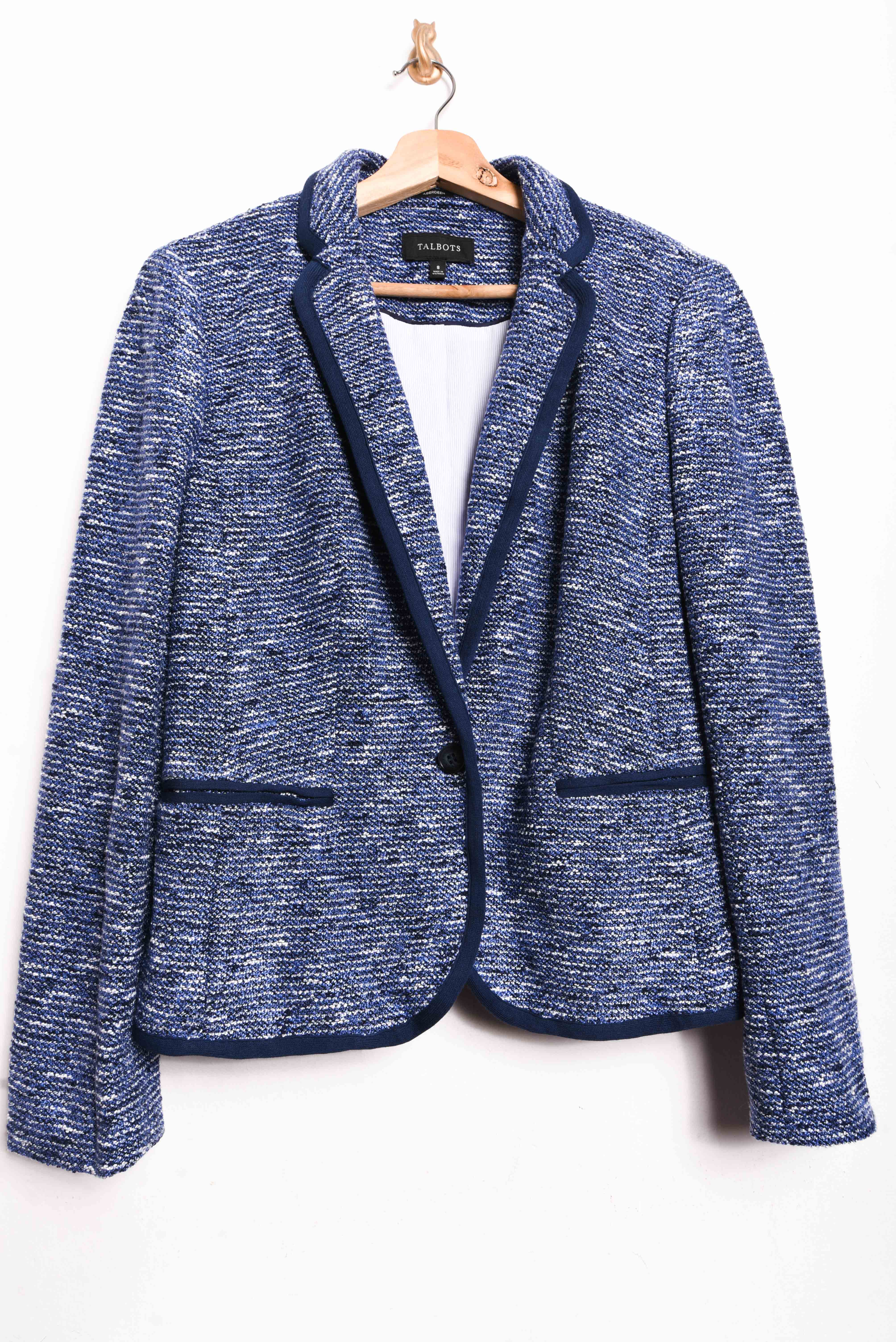 Blazer azulino tweed