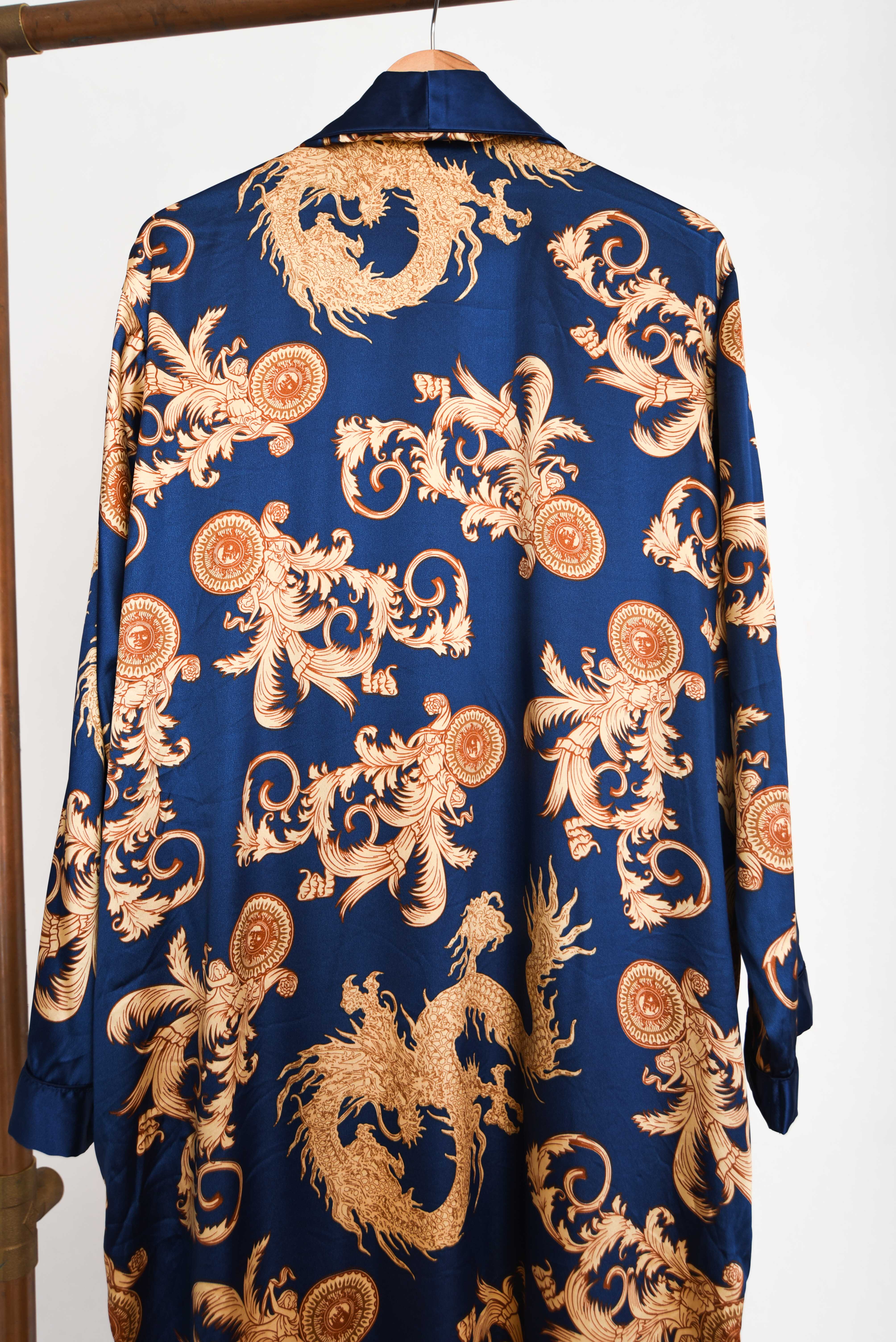 Kimono lencero dragones