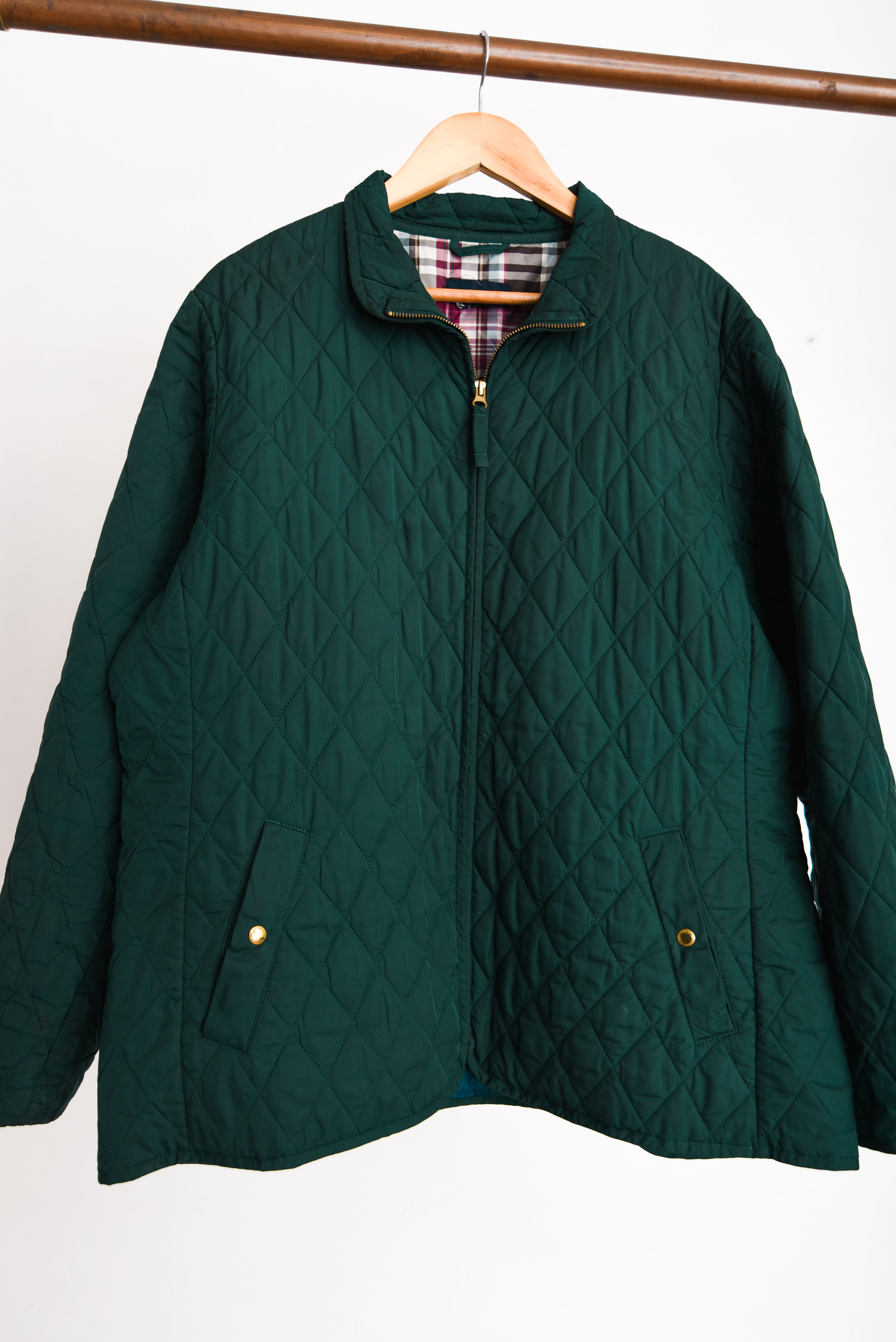 Chaqueta green quilted 