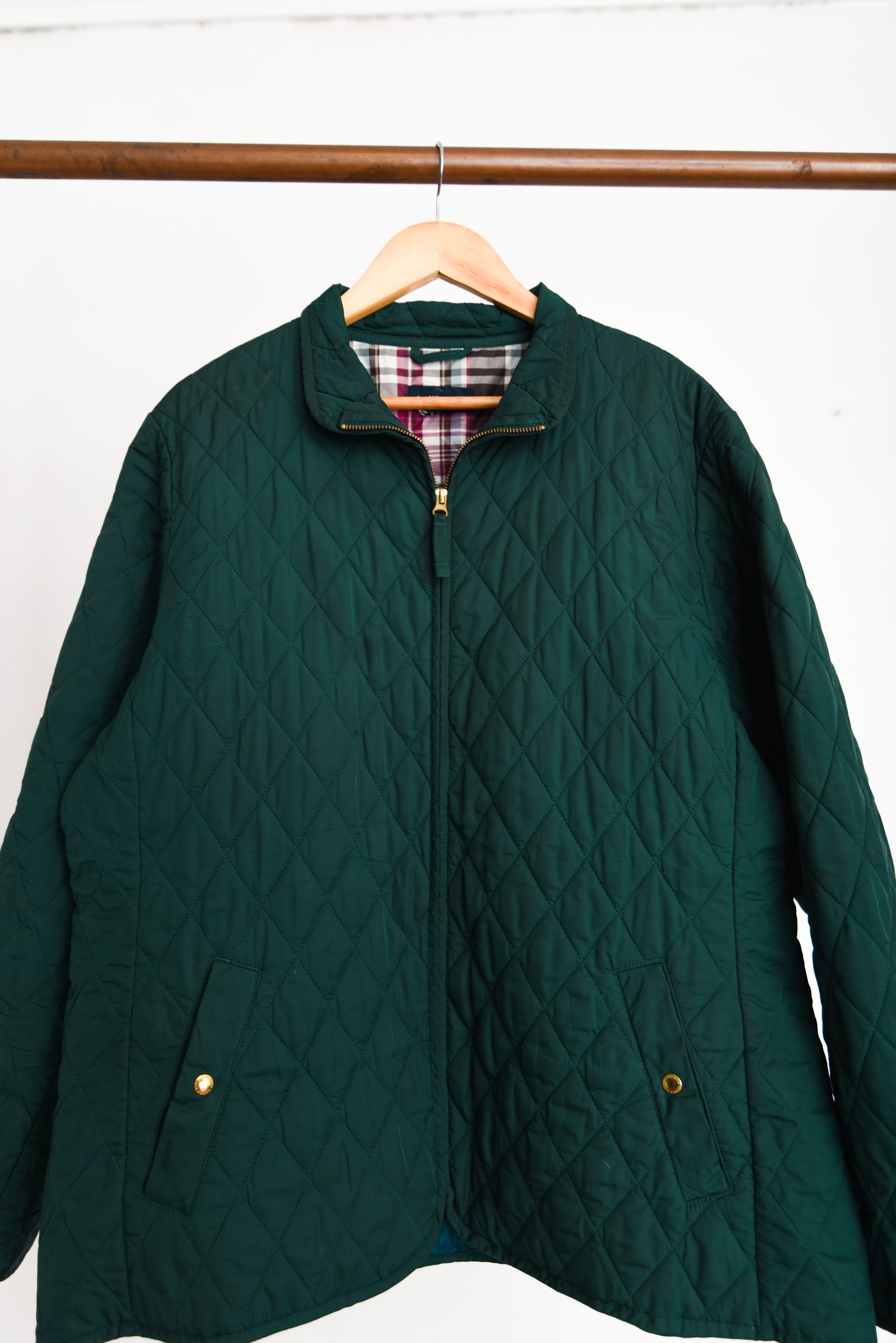 Chaqueta green quilted 