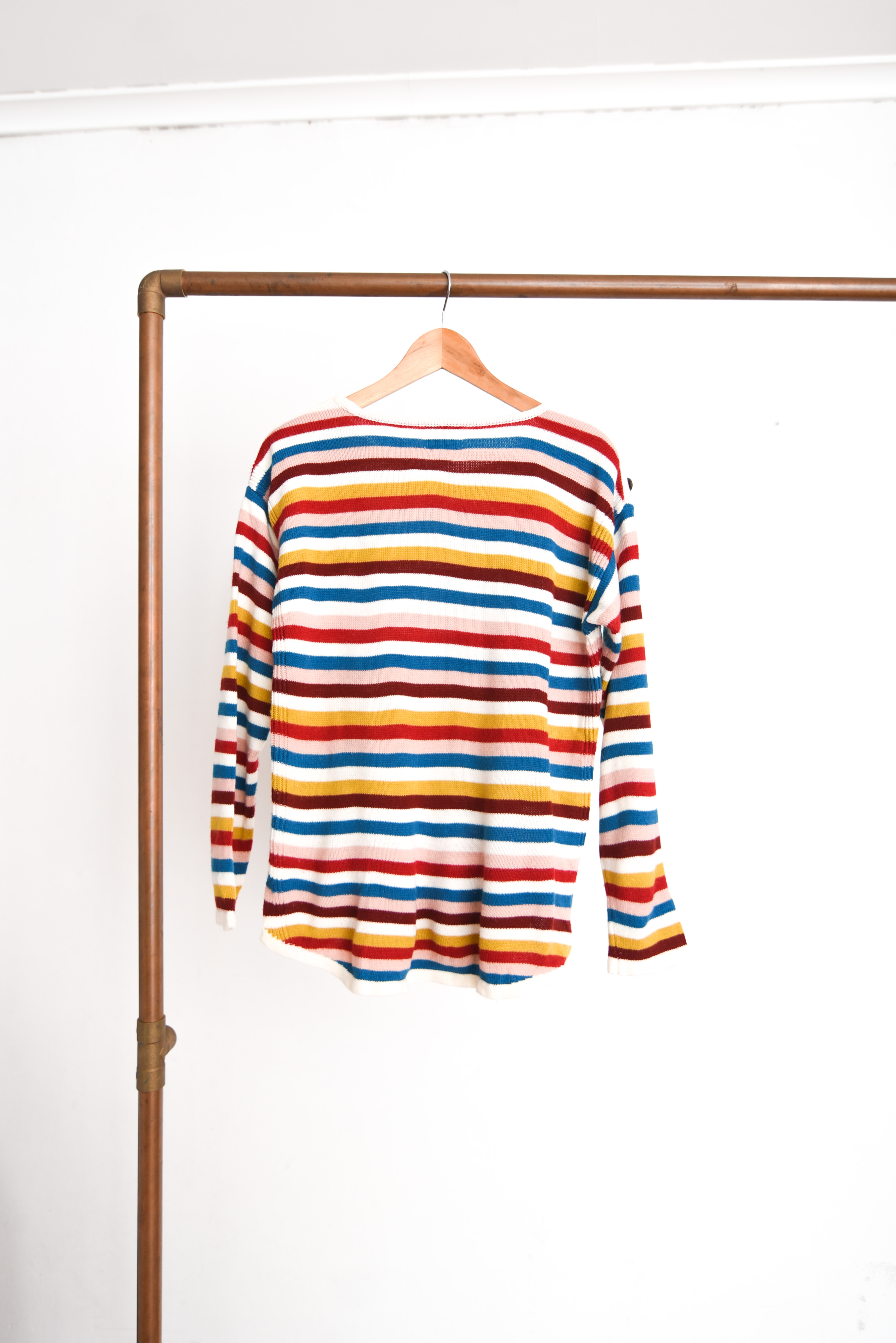 Chaleco rayado multicolor