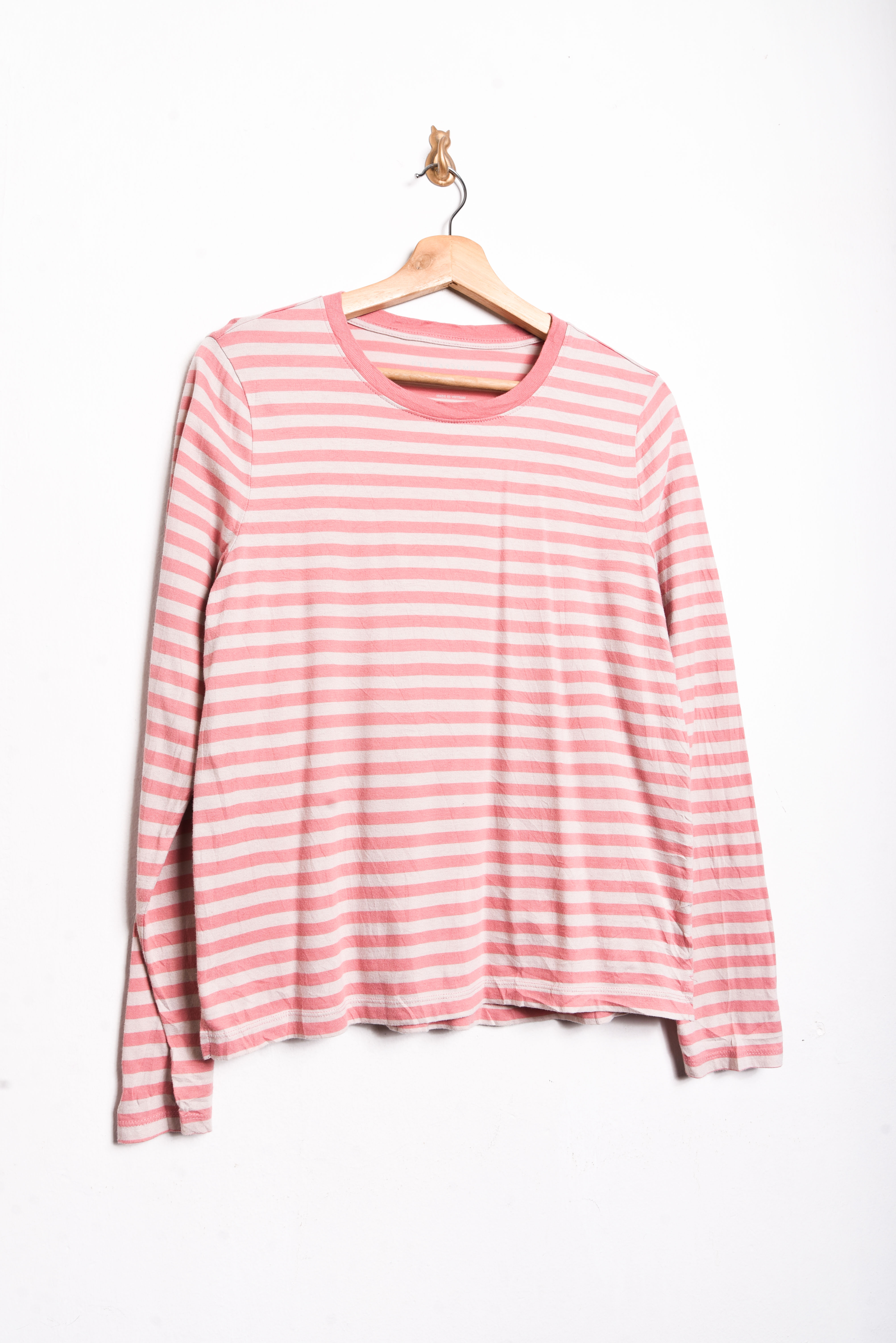 Polera coral rayada