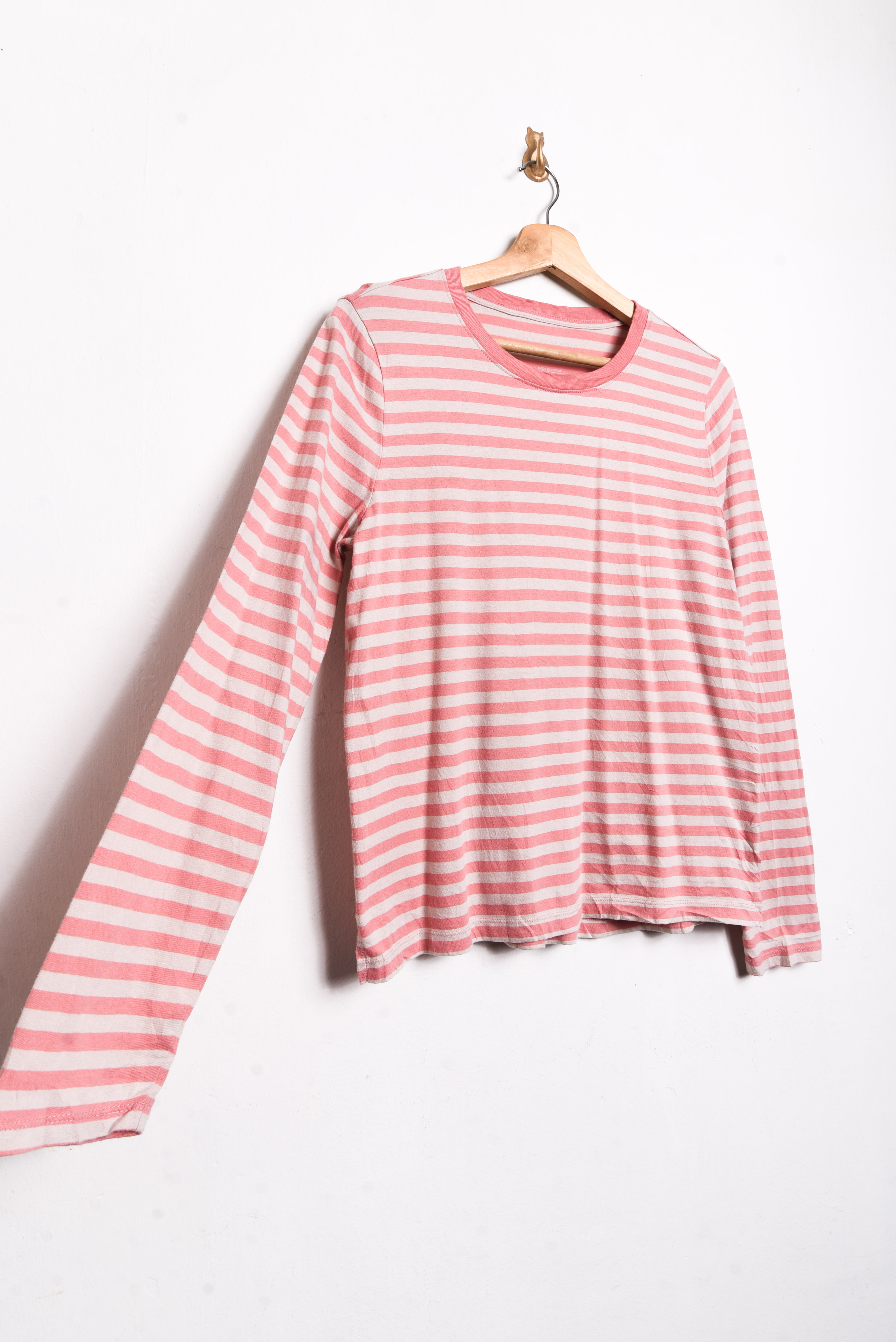 Polera coral rayada