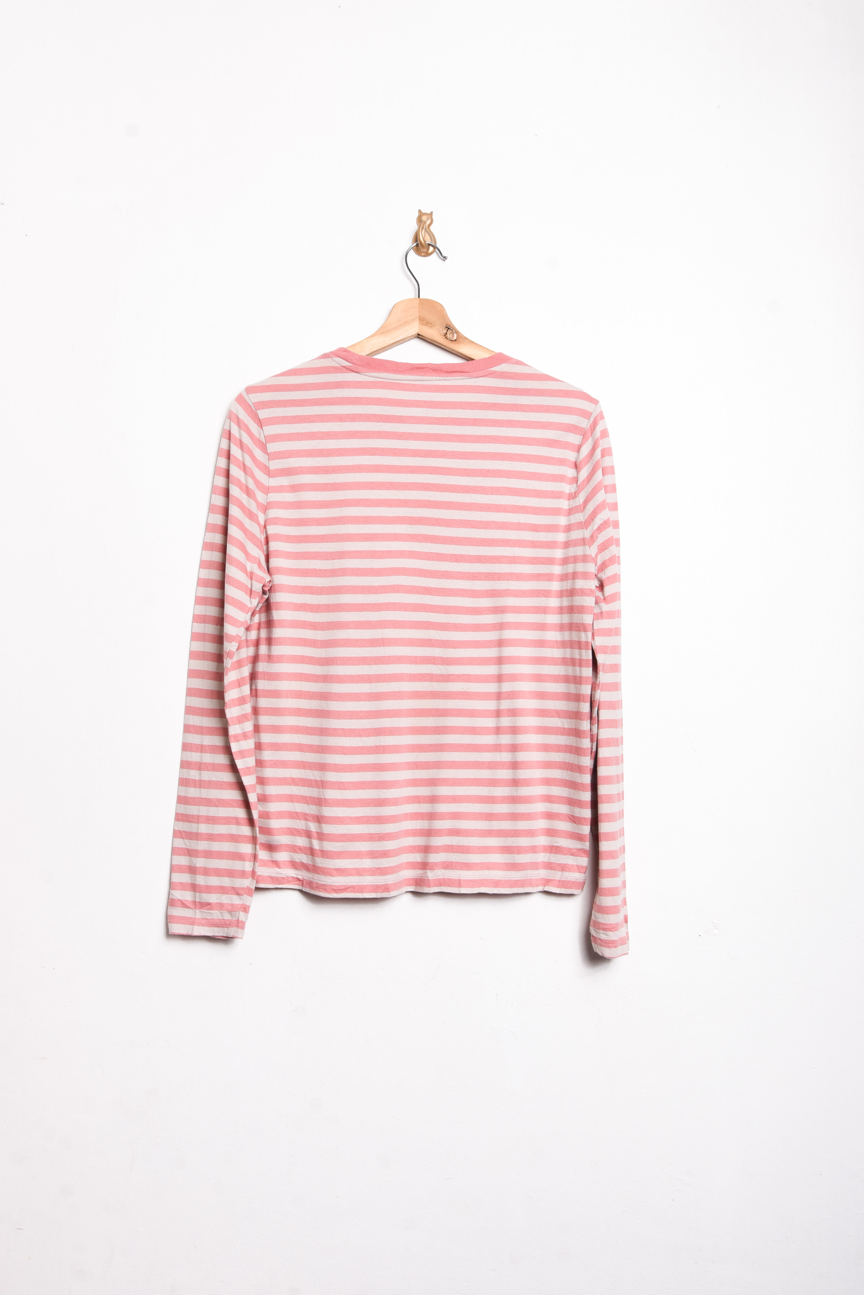 Polera coral rayada