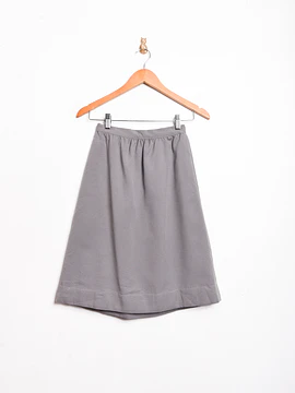 Falda 80s gris 