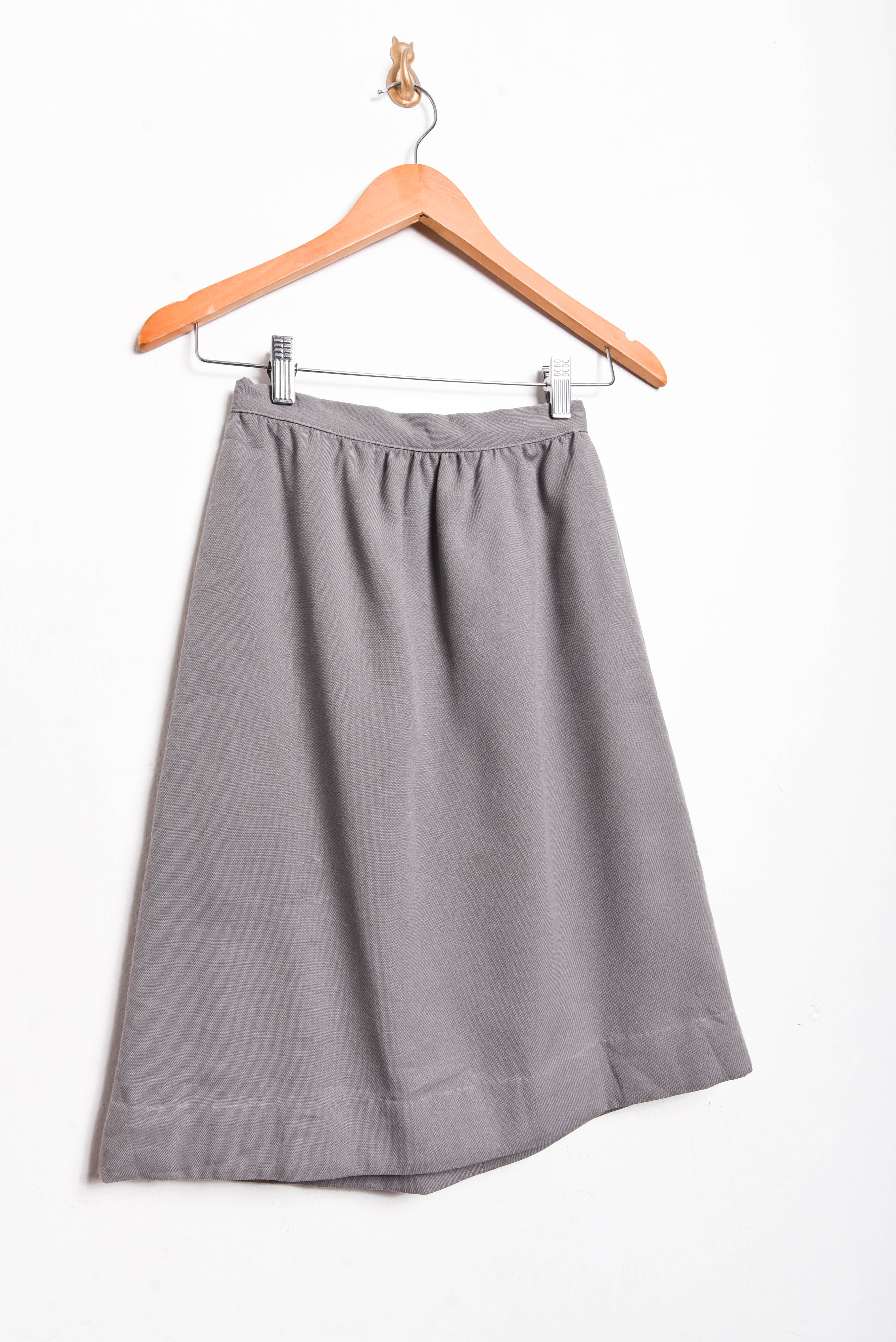 Falda 80s gris 