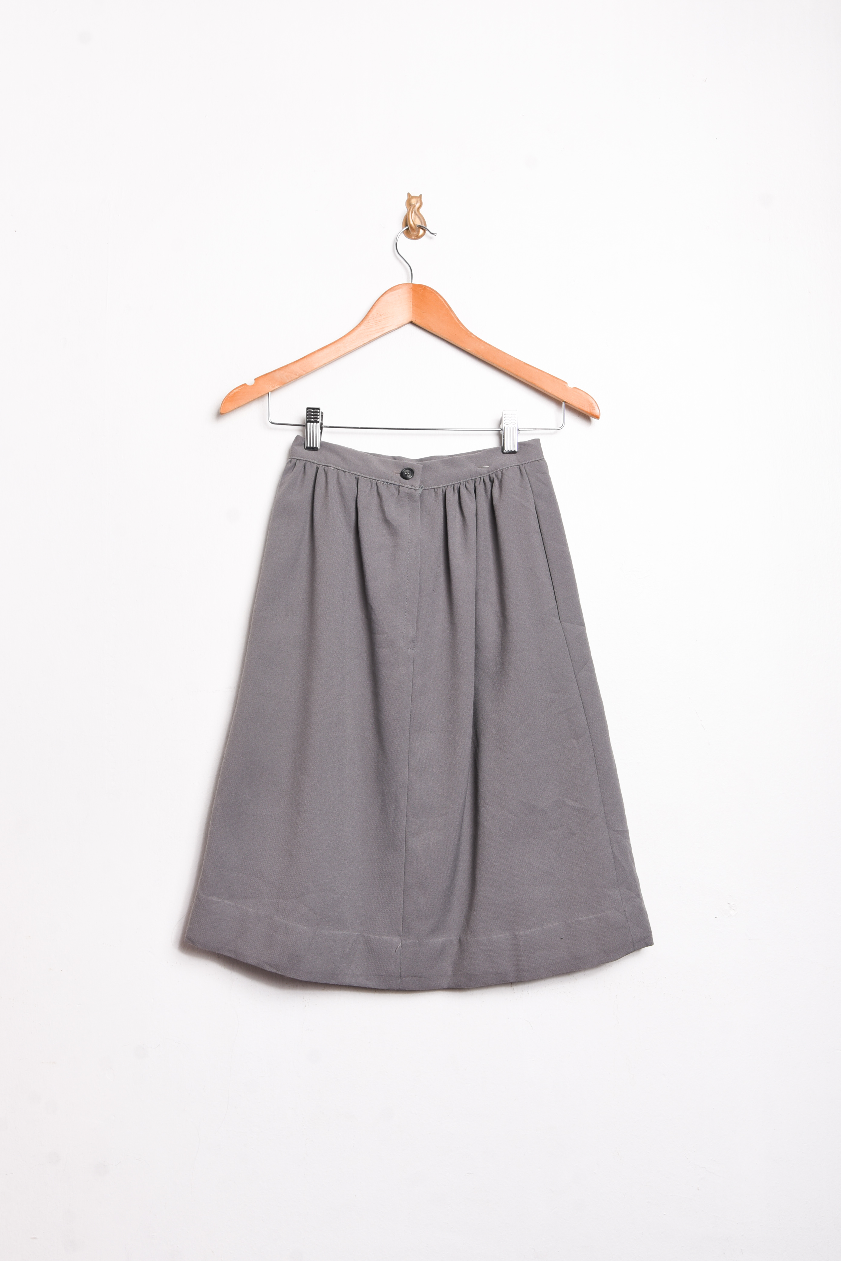 Falda 80s gris 