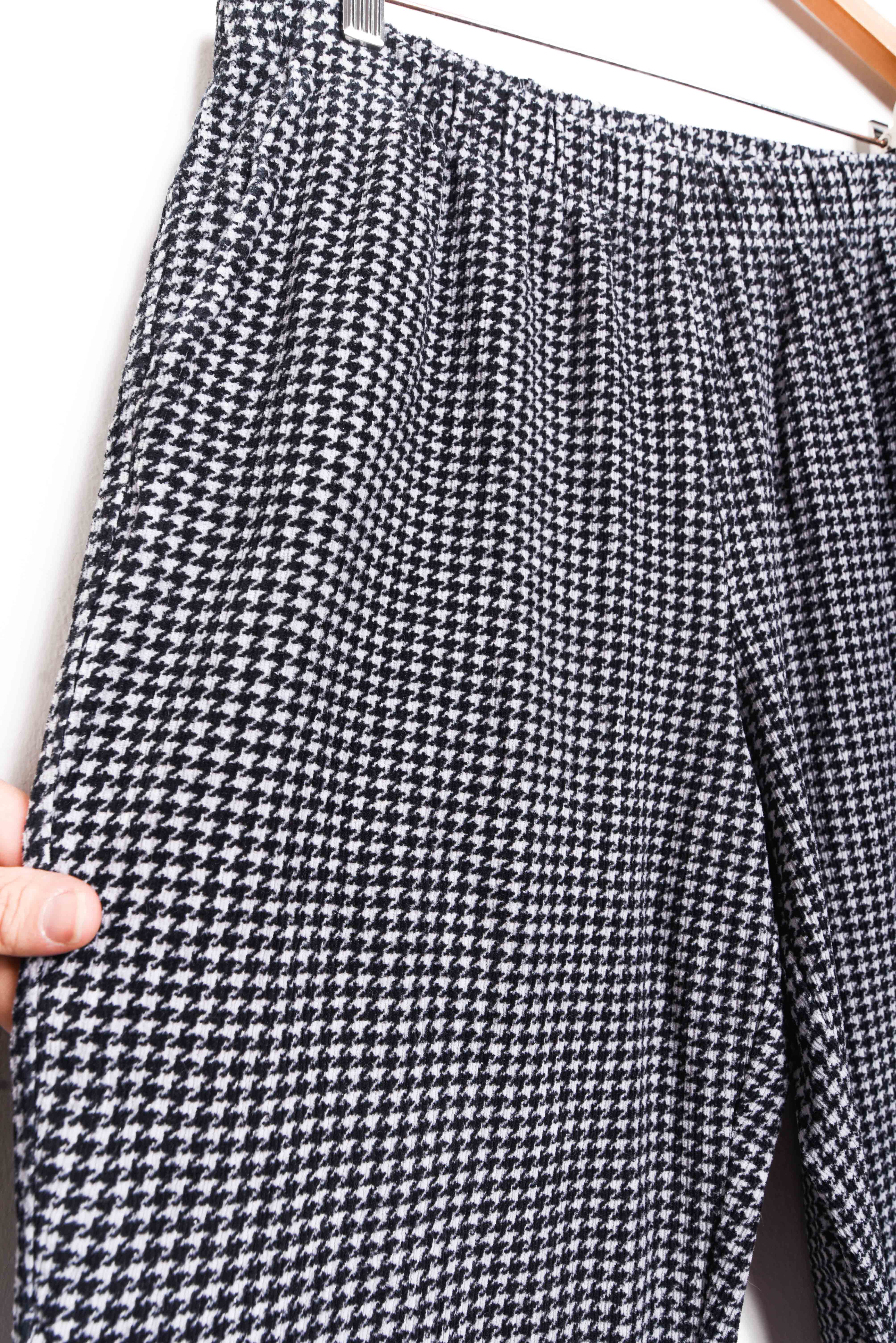 Pantalón pata de gallo cotelé