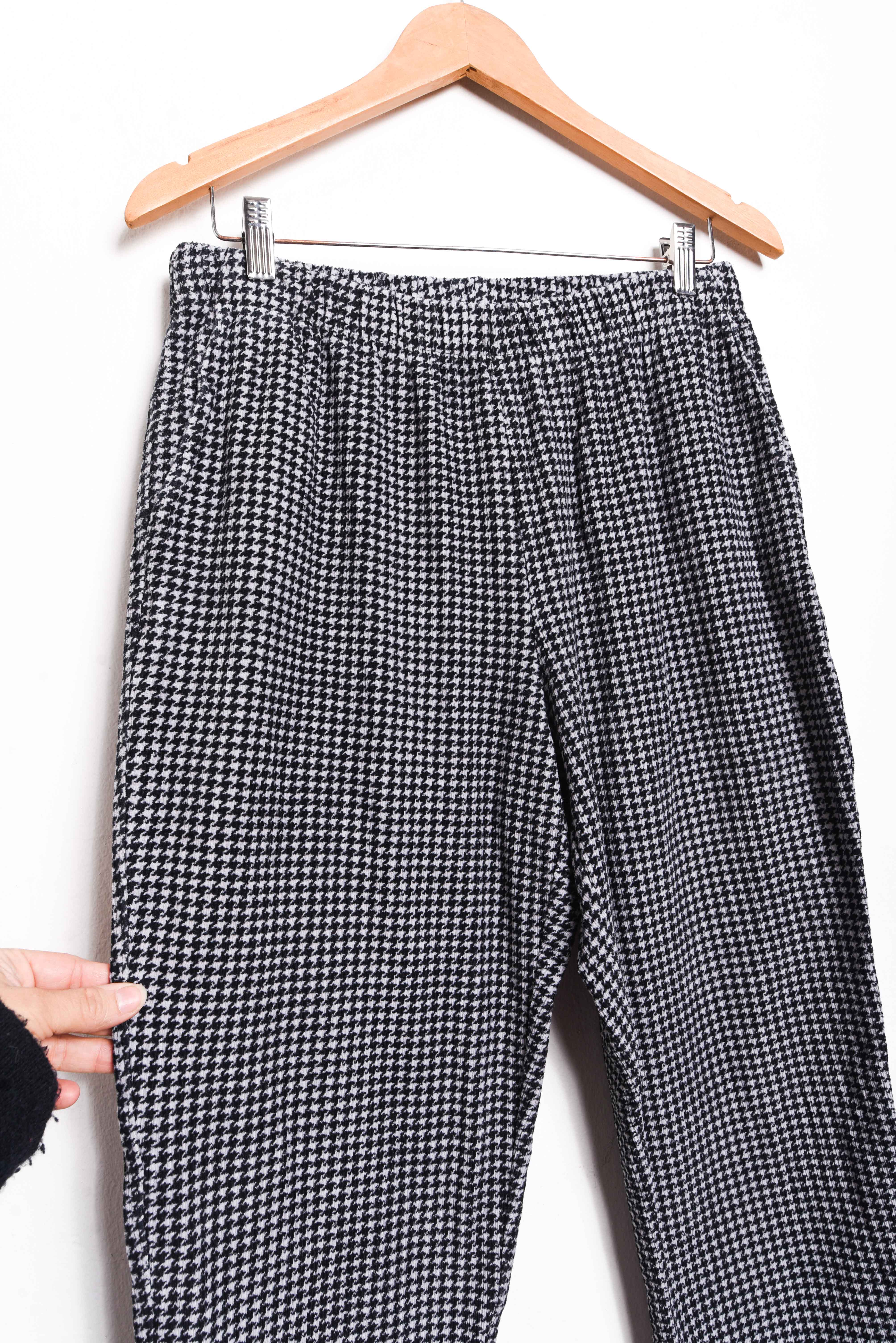 Pantalón pata de gallo cotelé
