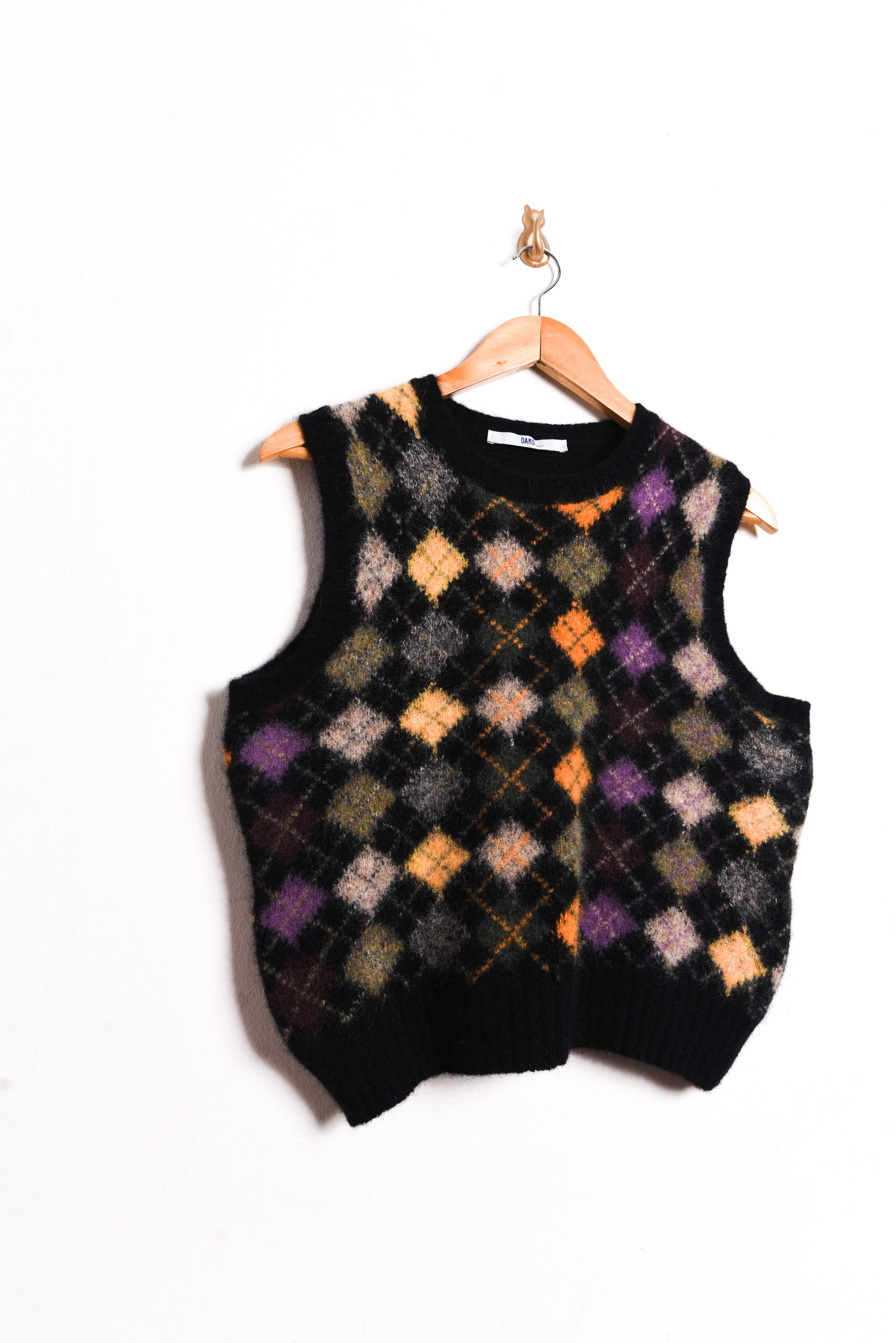 Sweater vest lana reworked vntg