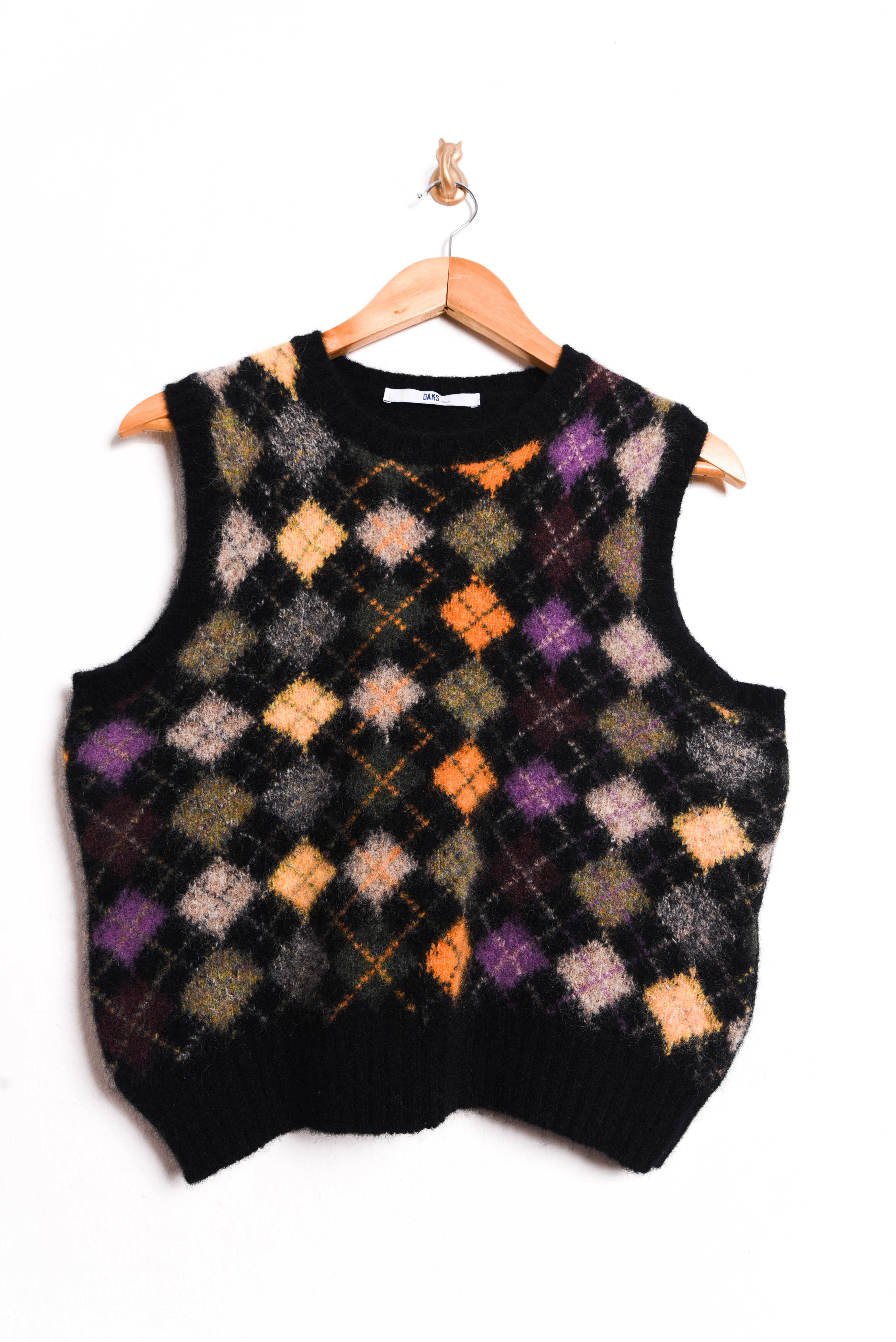 Sweater vest lana reworked vntg