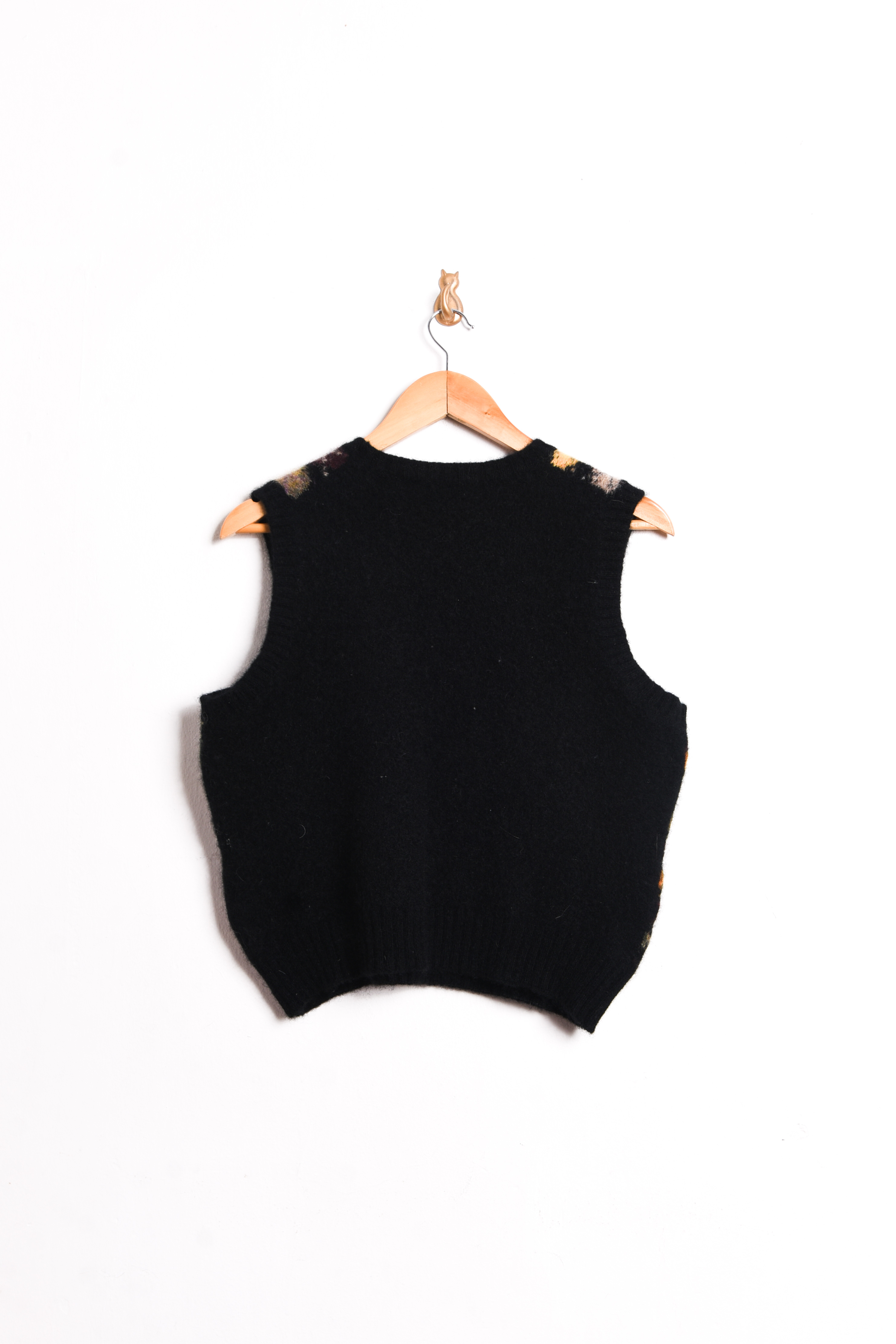 Sweater vest lana reworked vntg