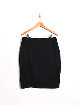 Falda negra formal tubo