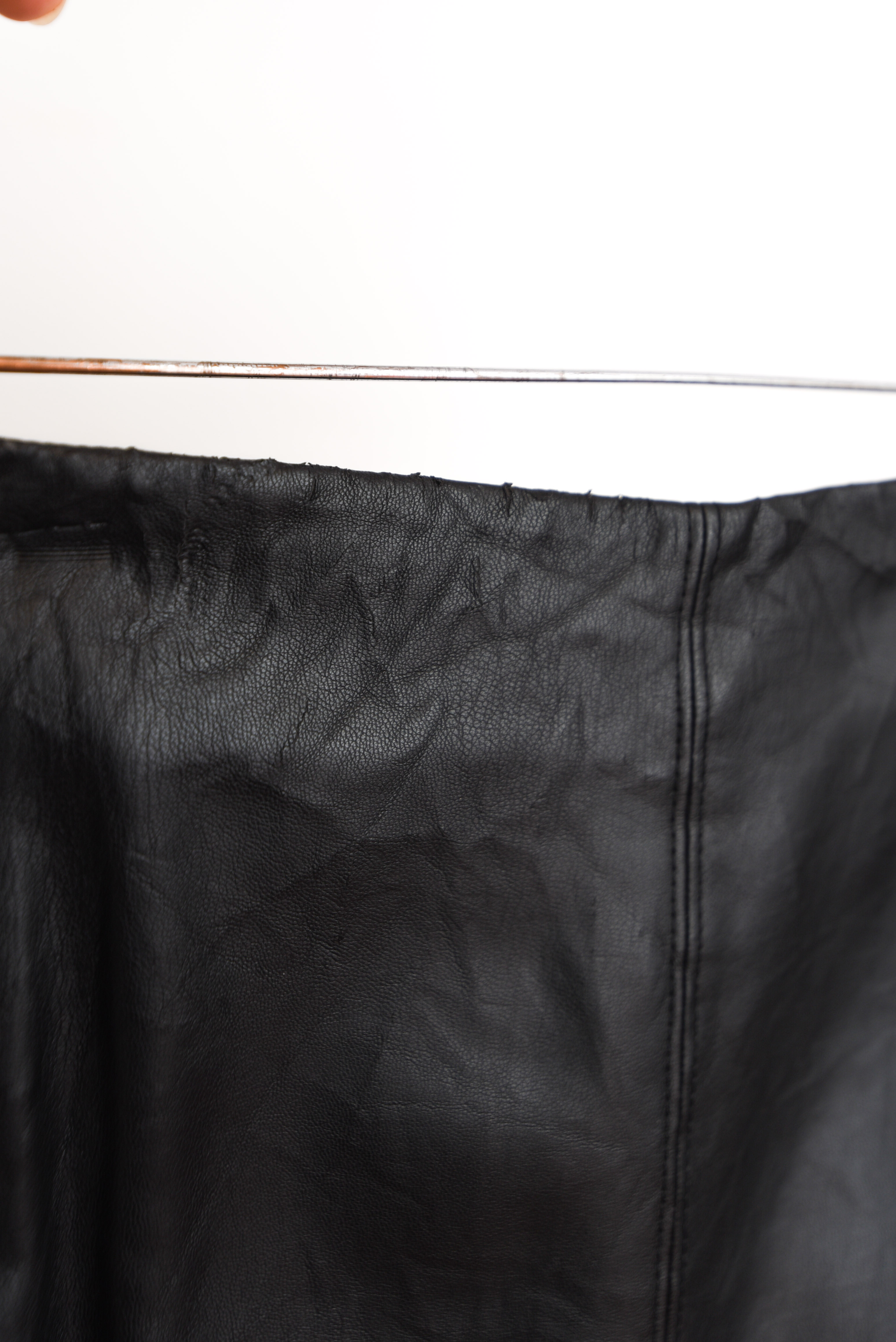 Falda eco cuero black