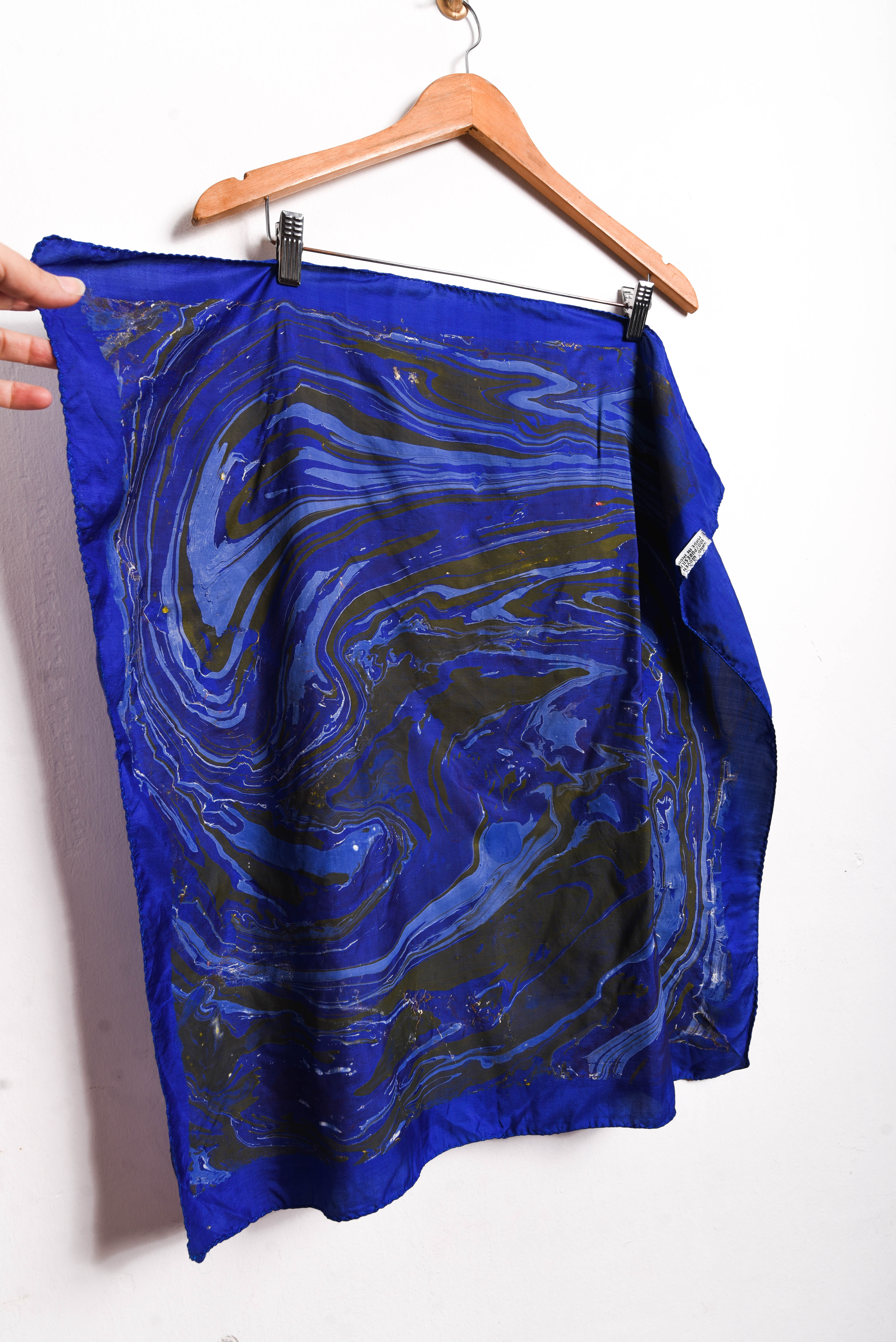 Pañuelo silk marmoleado handmade