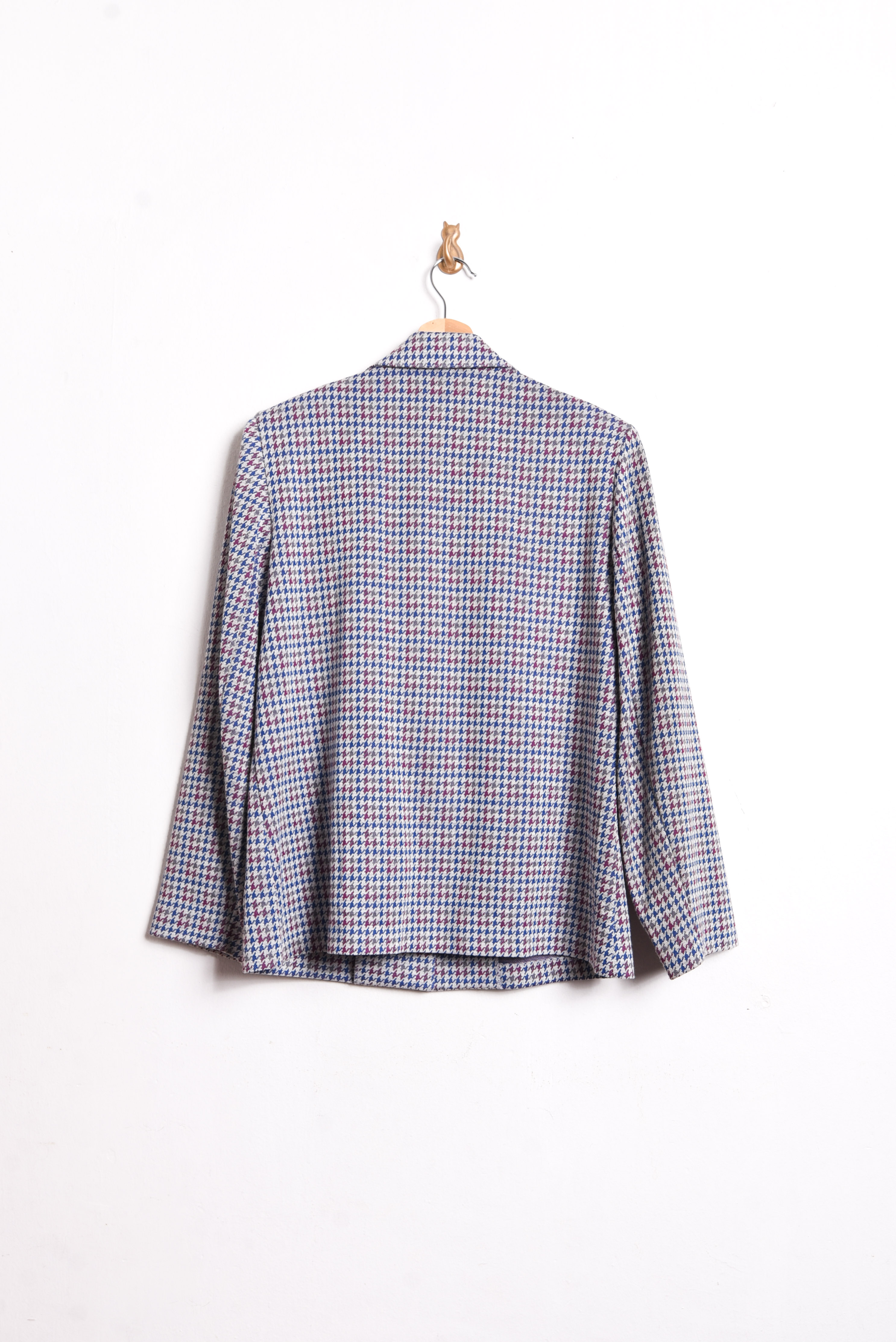 Blazer pata de gallo baby blue