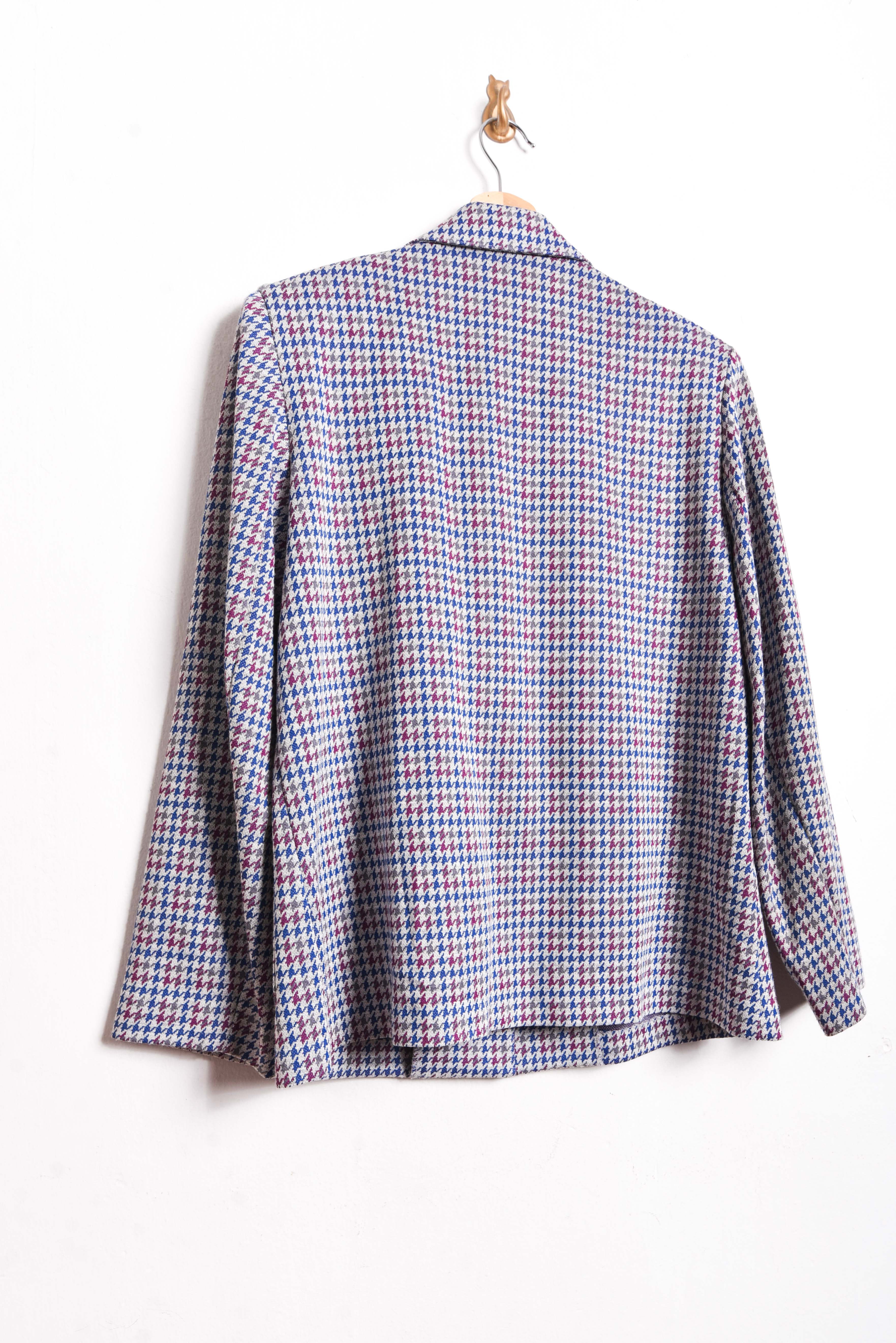 Blazer pata de gallo baby blue
