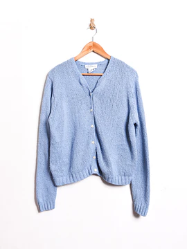 Cardigan baby blue vintage 90s