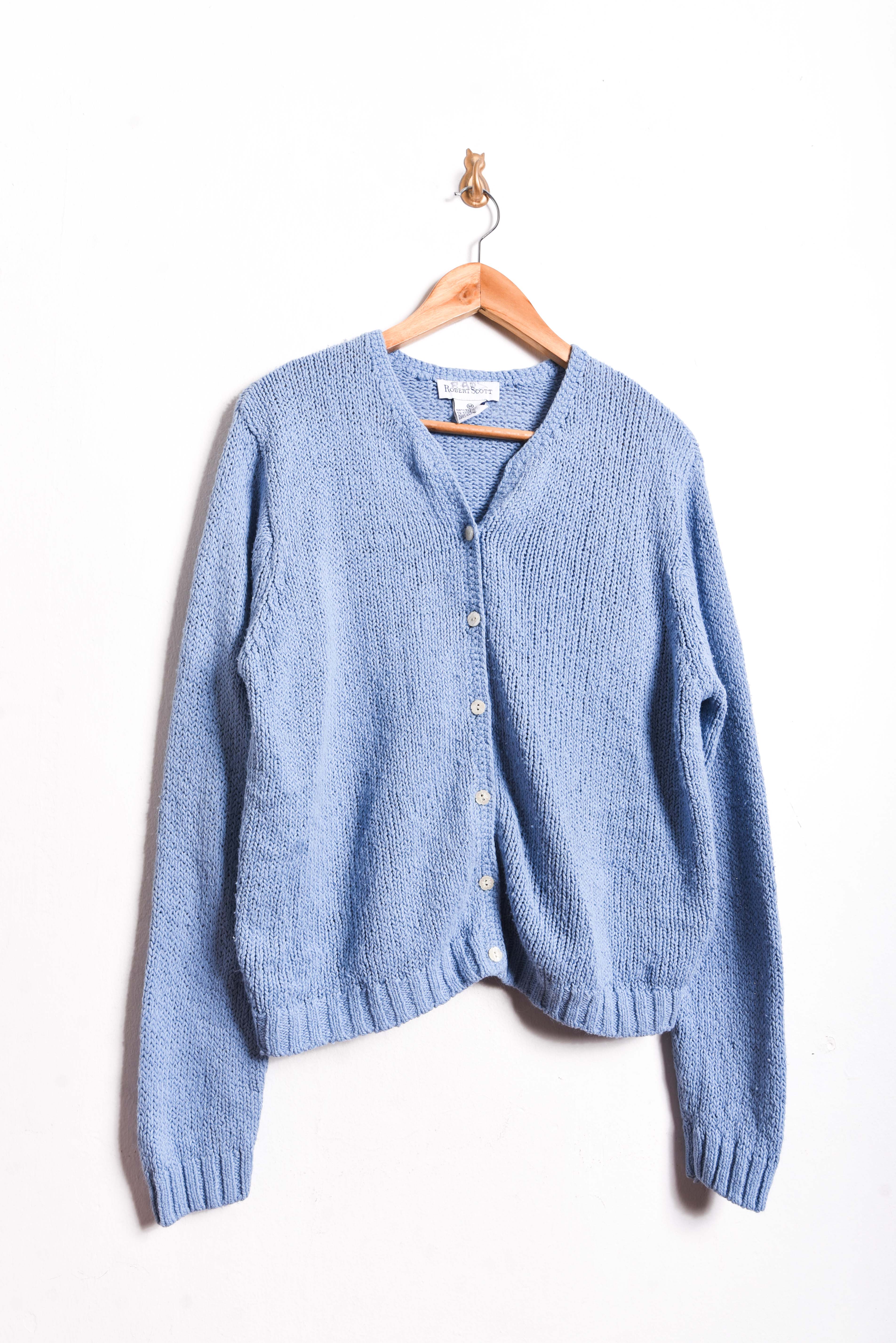 Cardigan baby blue vintage 90s