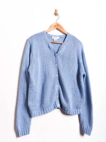 Cardigan baby blue vintage 90s