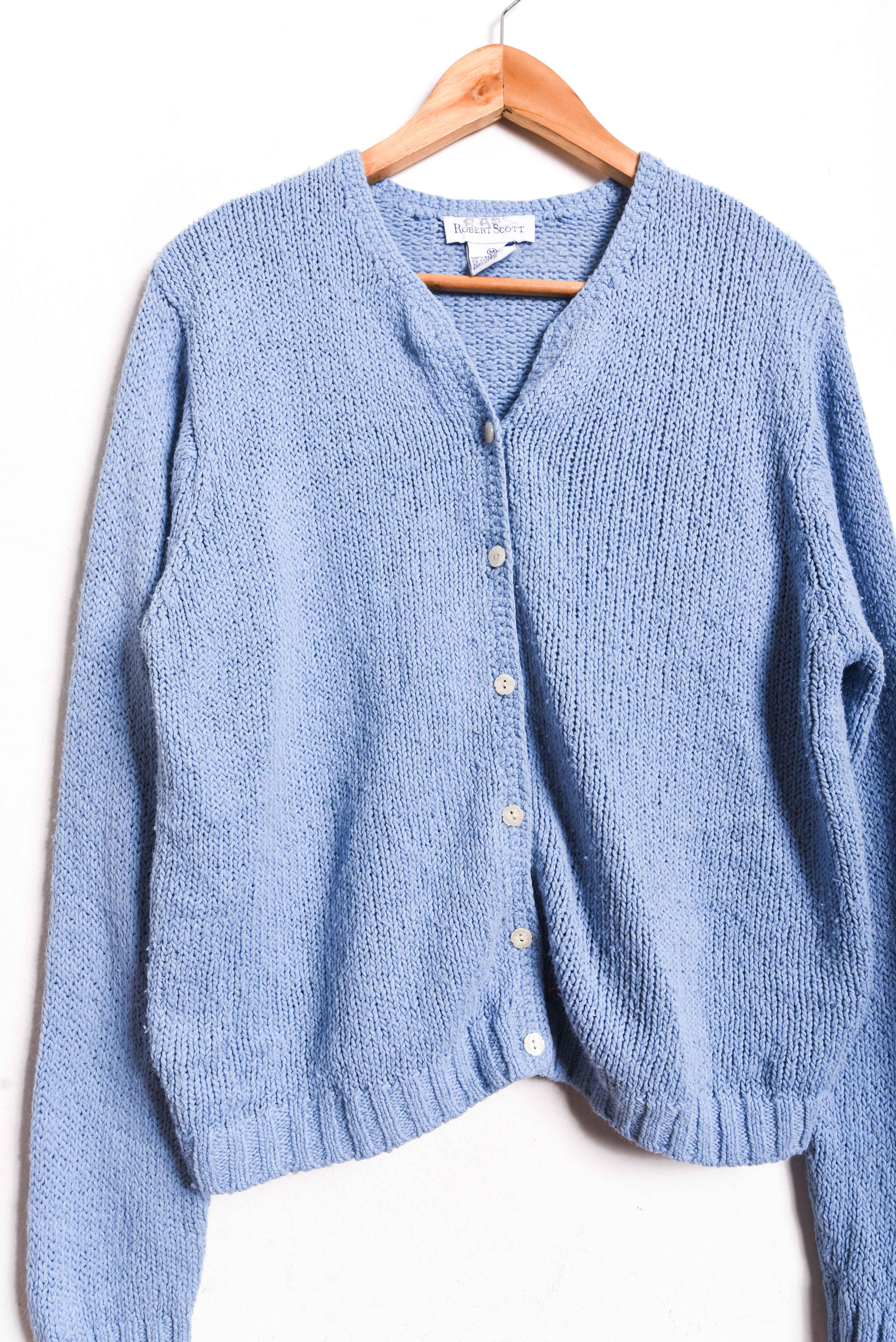 Cardigan baby blue vintage 90s