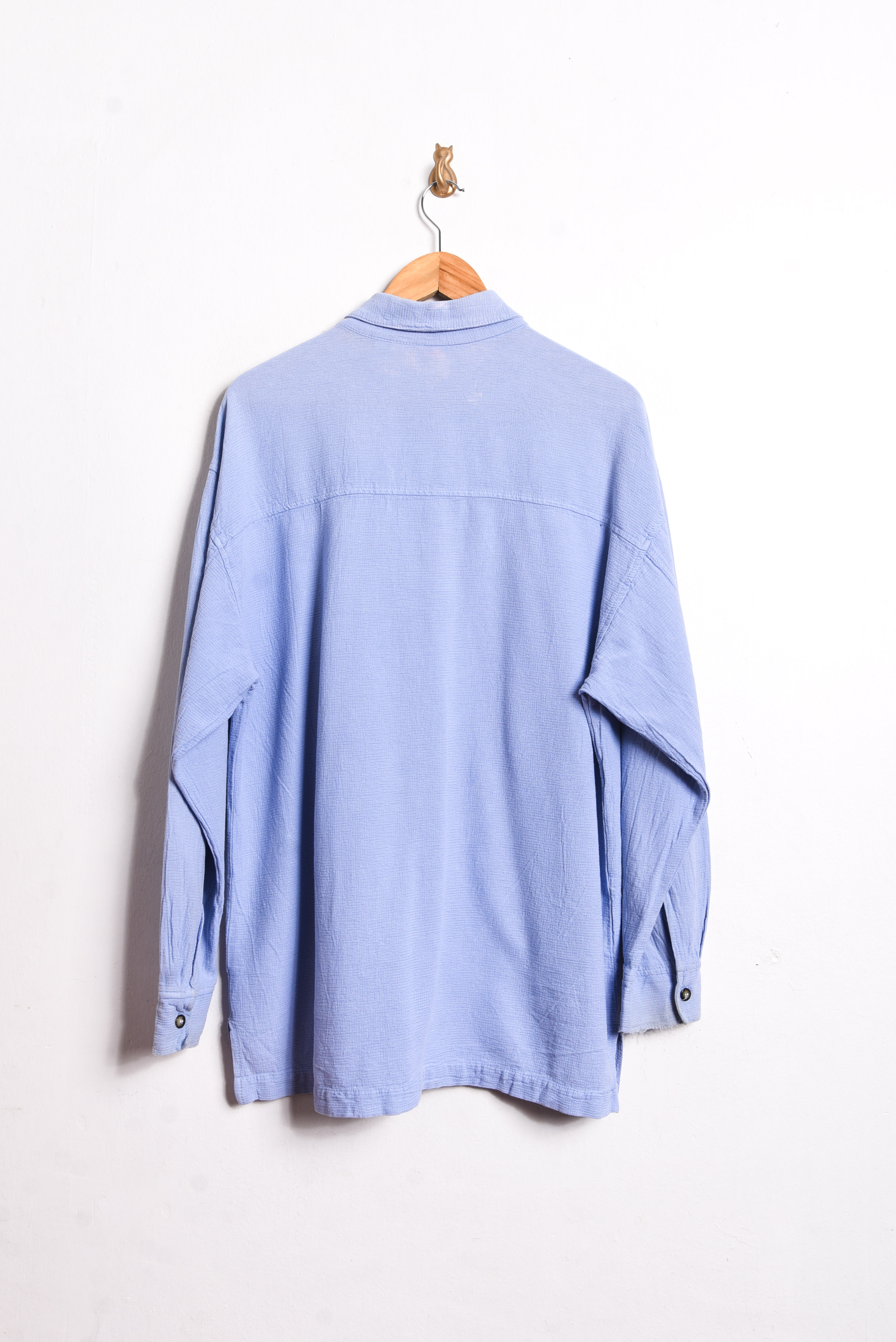 Camisa periwinkle botones 90s
