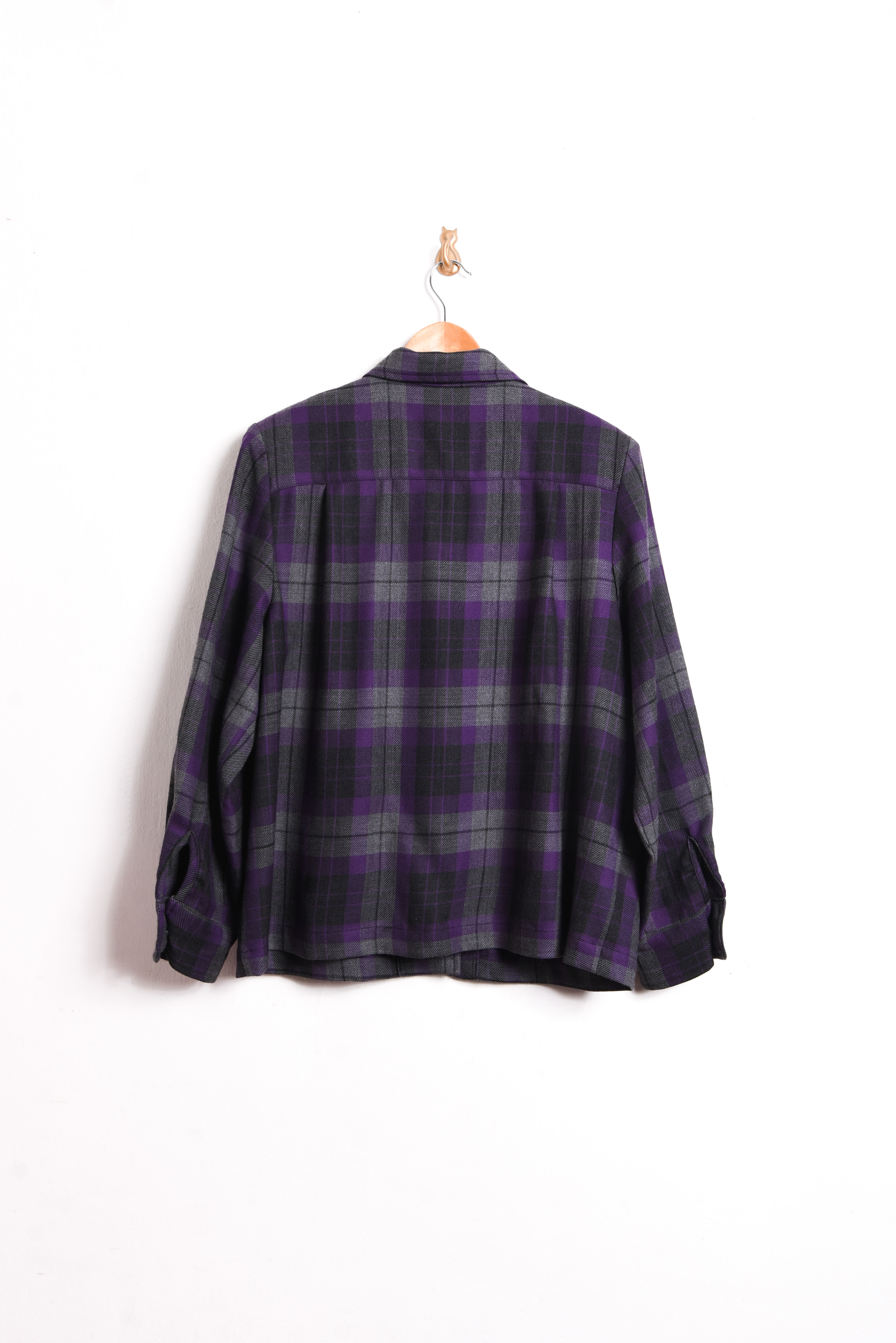 Chaqueta tartán grafito Pendleton lana