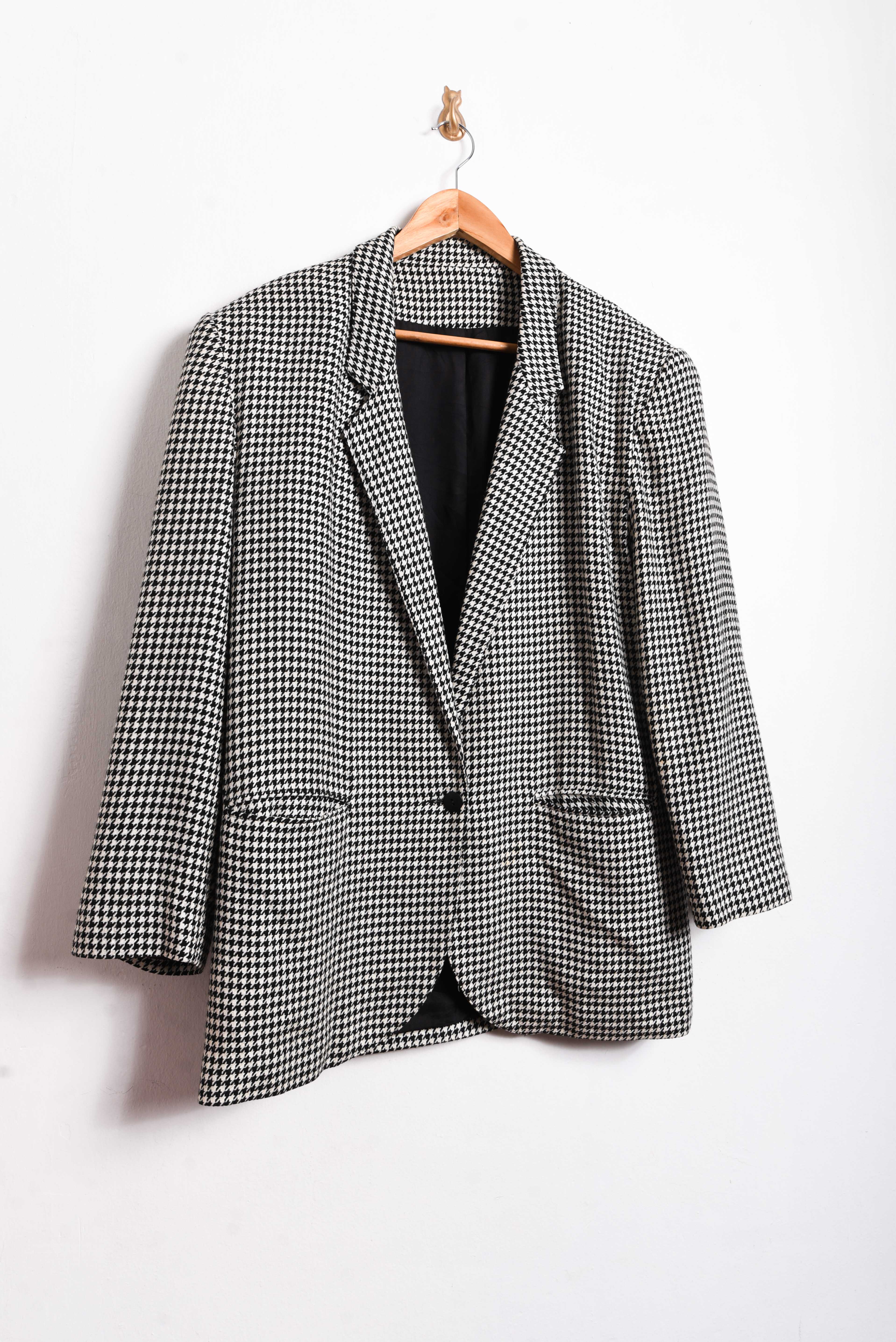 Blazer b&w pata de gallo 90s
