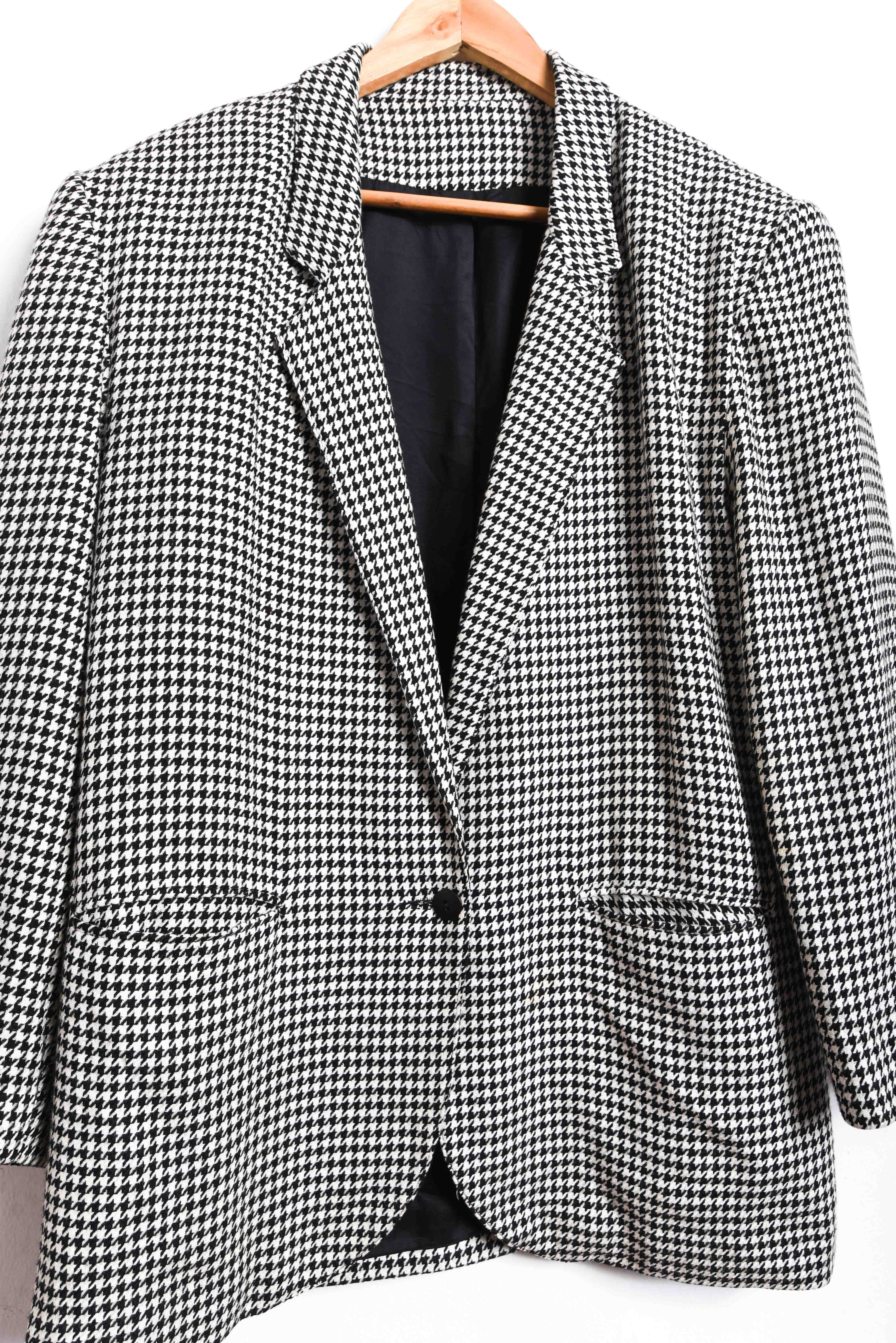 Blazer b&w pata de gallo 90s