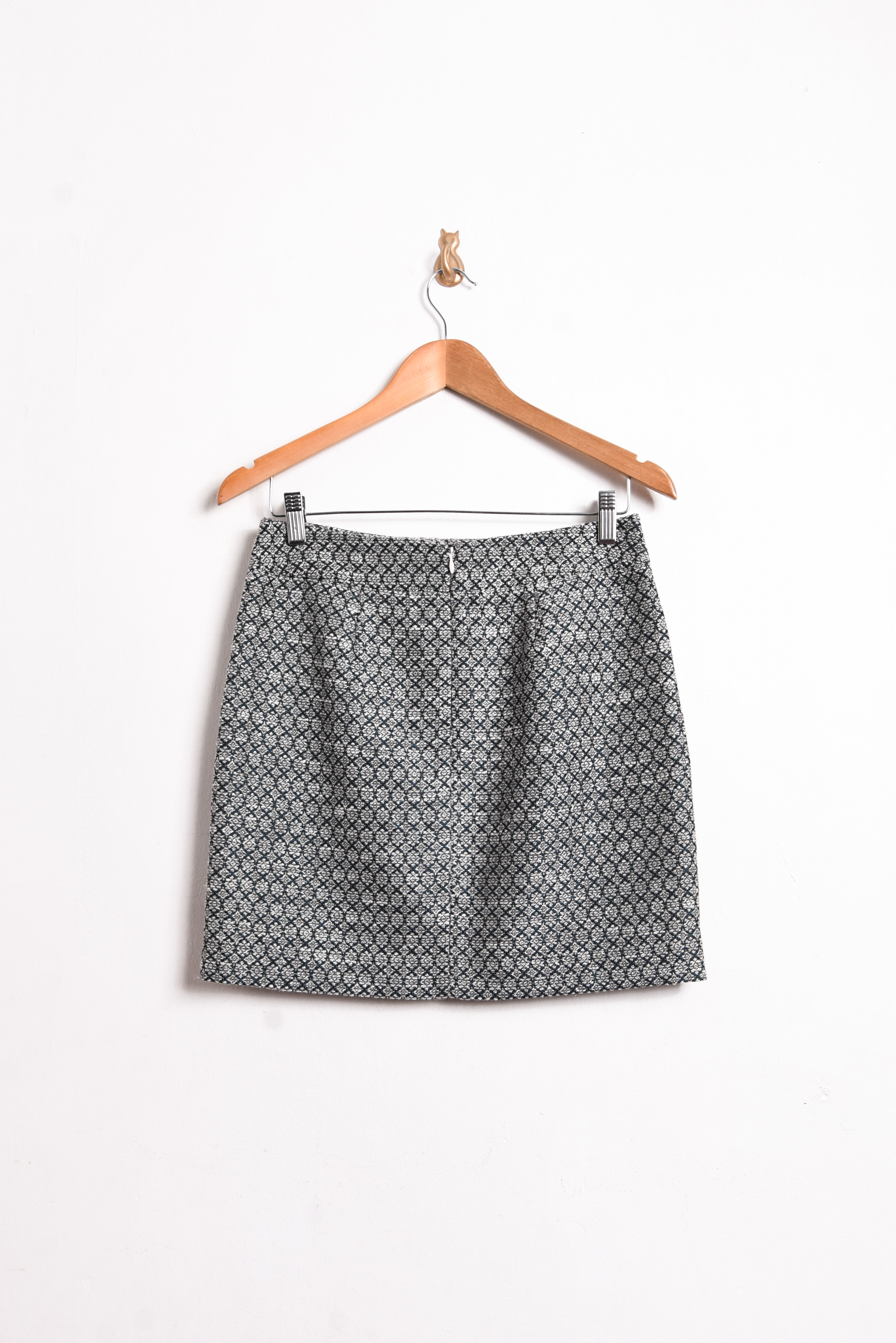 Mini falda gris rombos