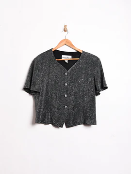 Blusa shiny lurex 90s