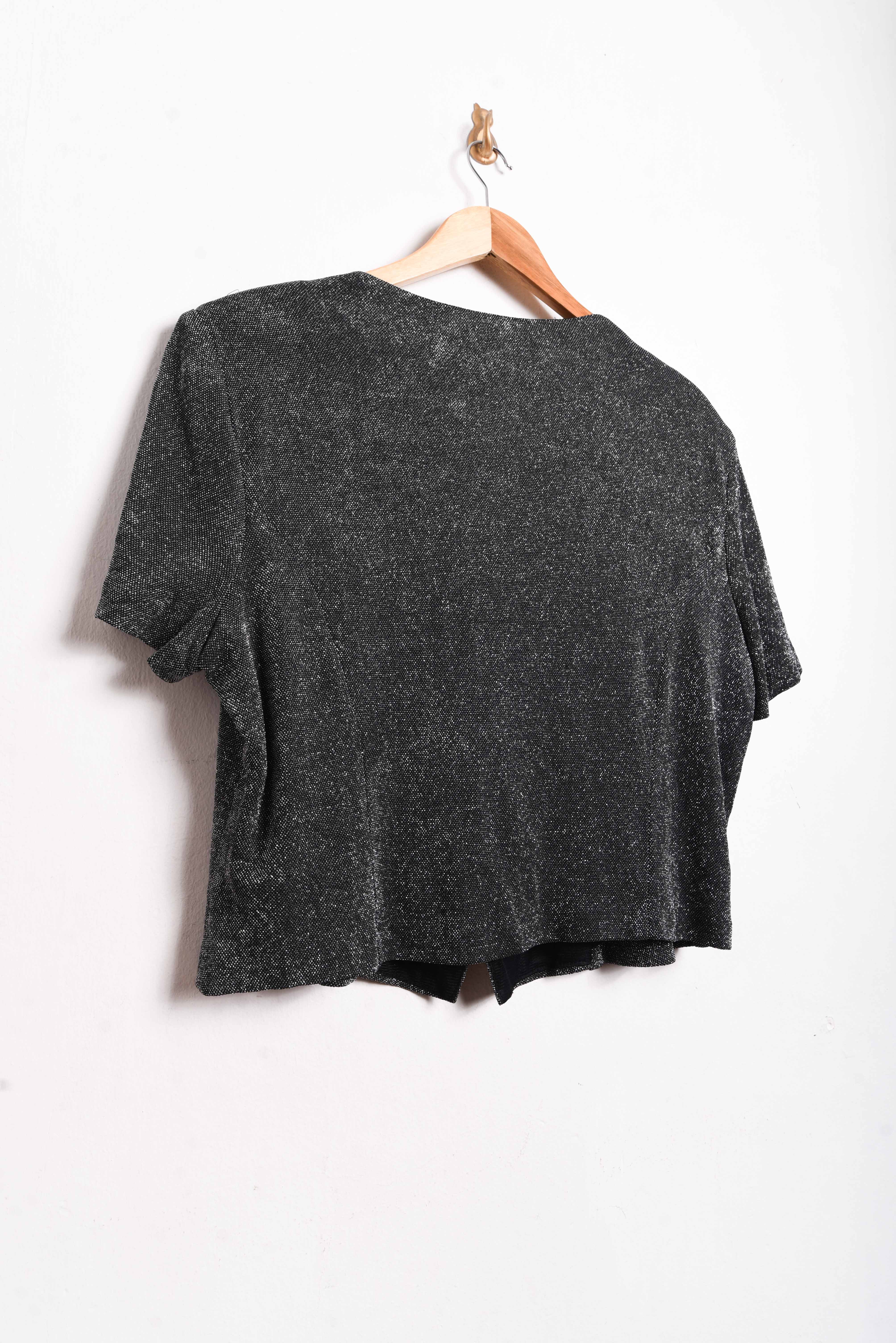 Blusa shiny lurex 90s