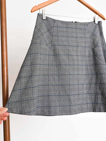 Falda gris Gales campana
