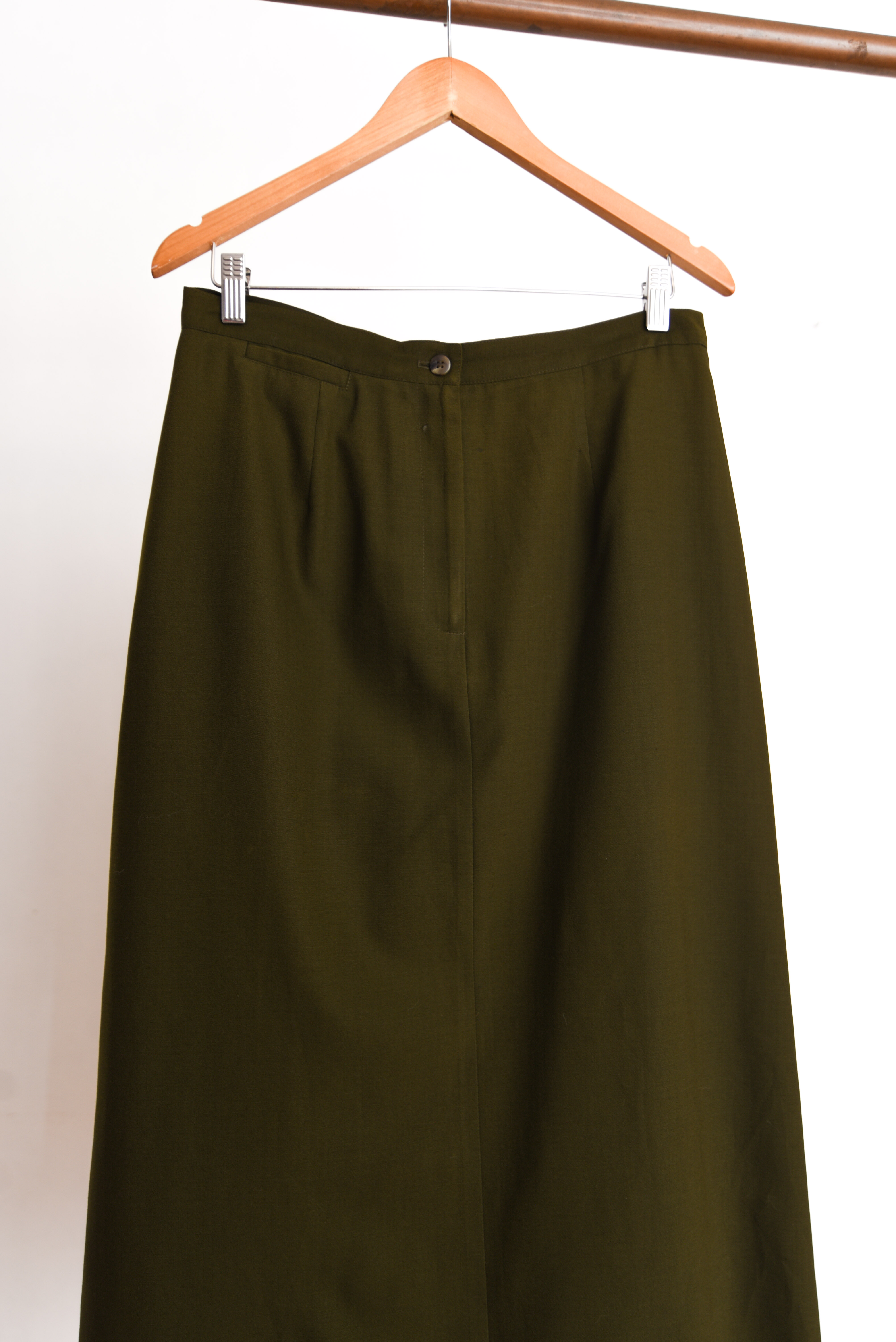 Falda verde vintage LL Bean