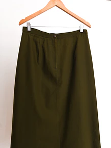 Falda verde vintage LL Bean