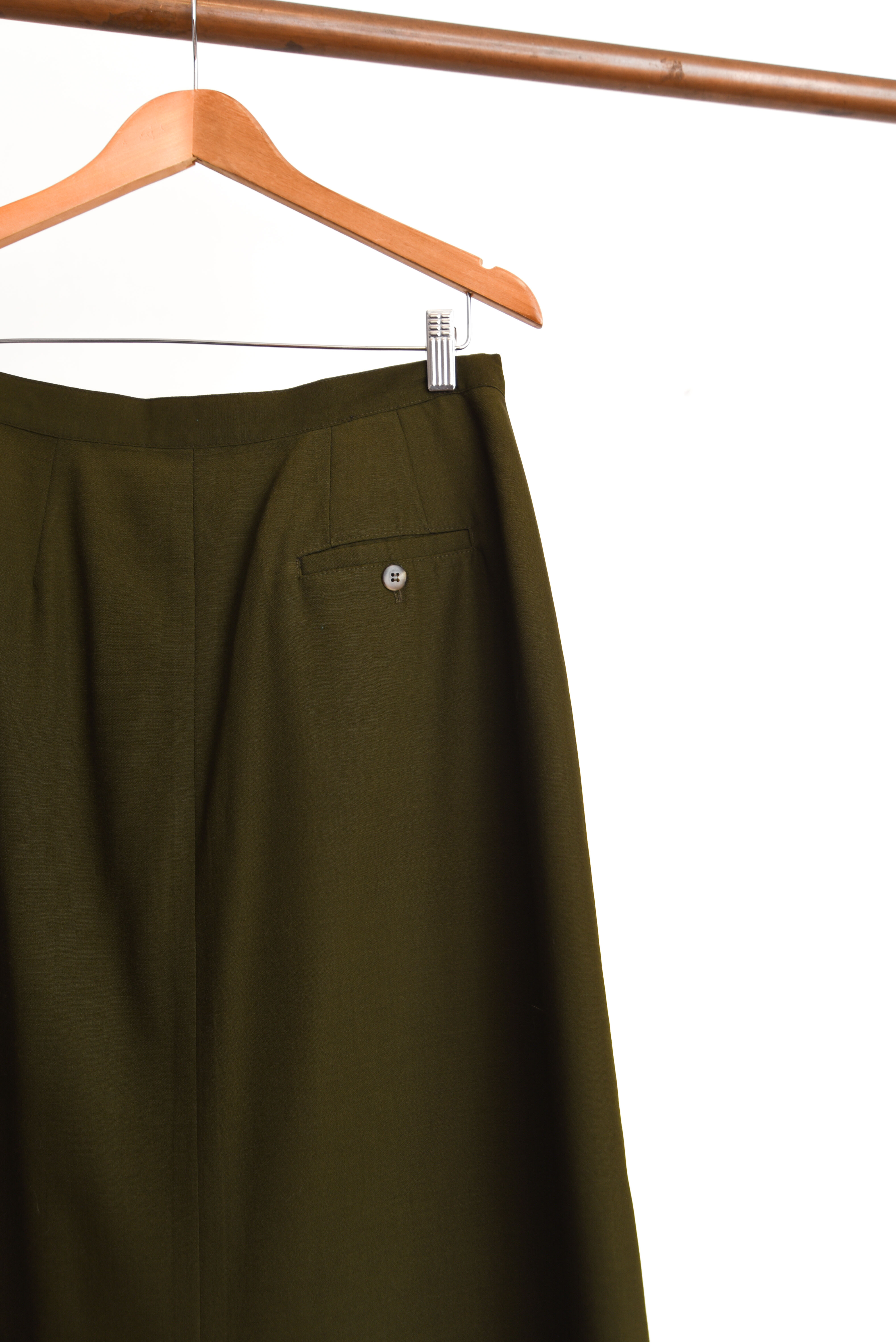 Falda verde vintage LL Bean
