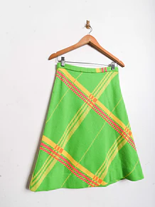 Falda 60s neon green