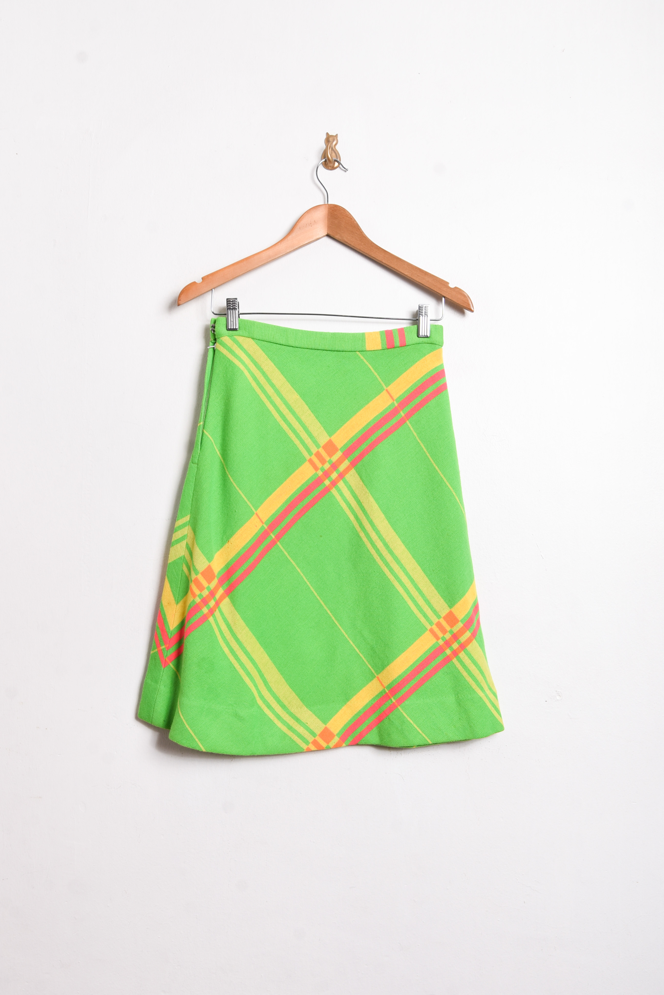 Falda 60s neon green