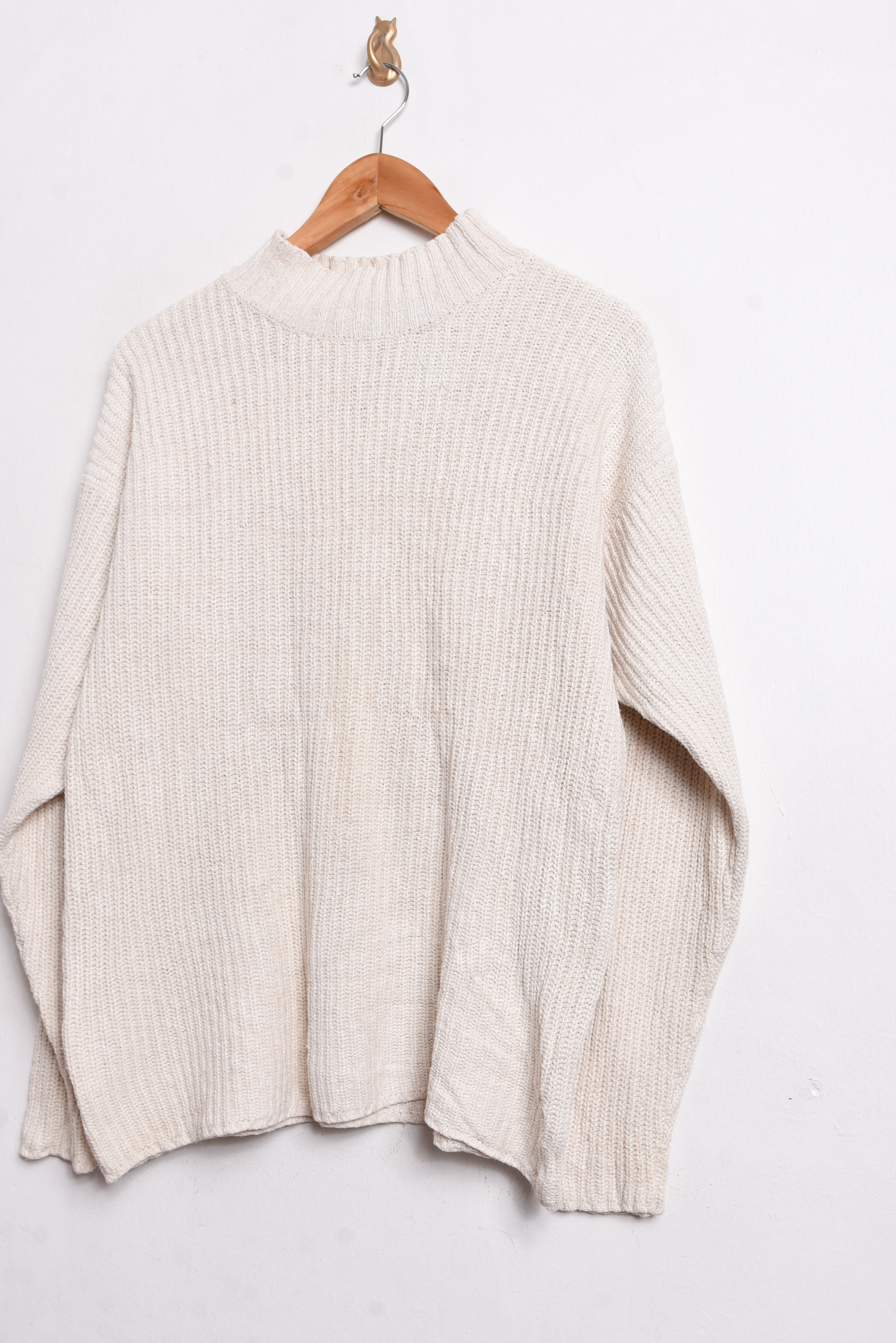 Chaleco marfil silk vintage